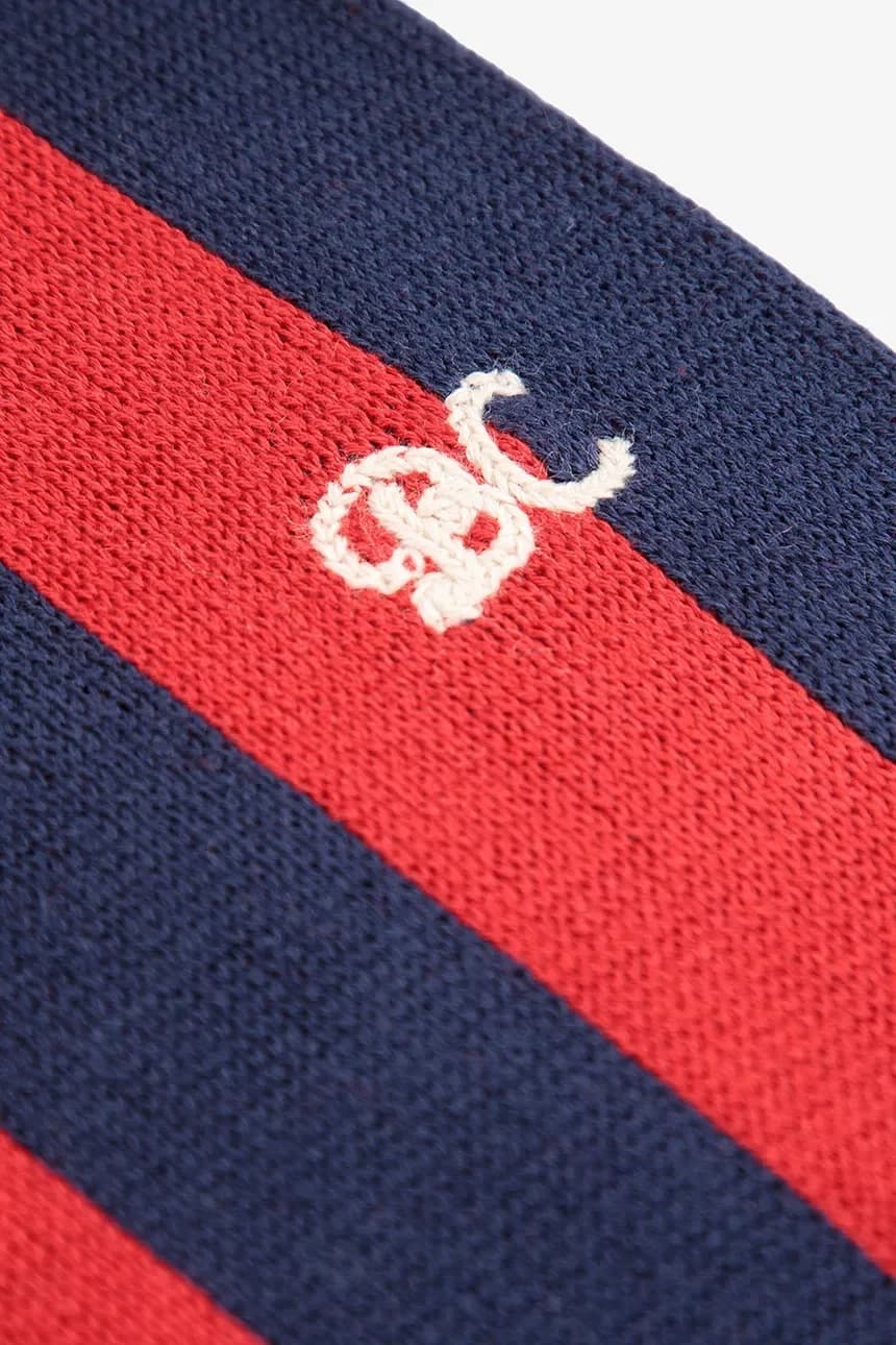 Детские хлопковые брюки в полоску - фото 4