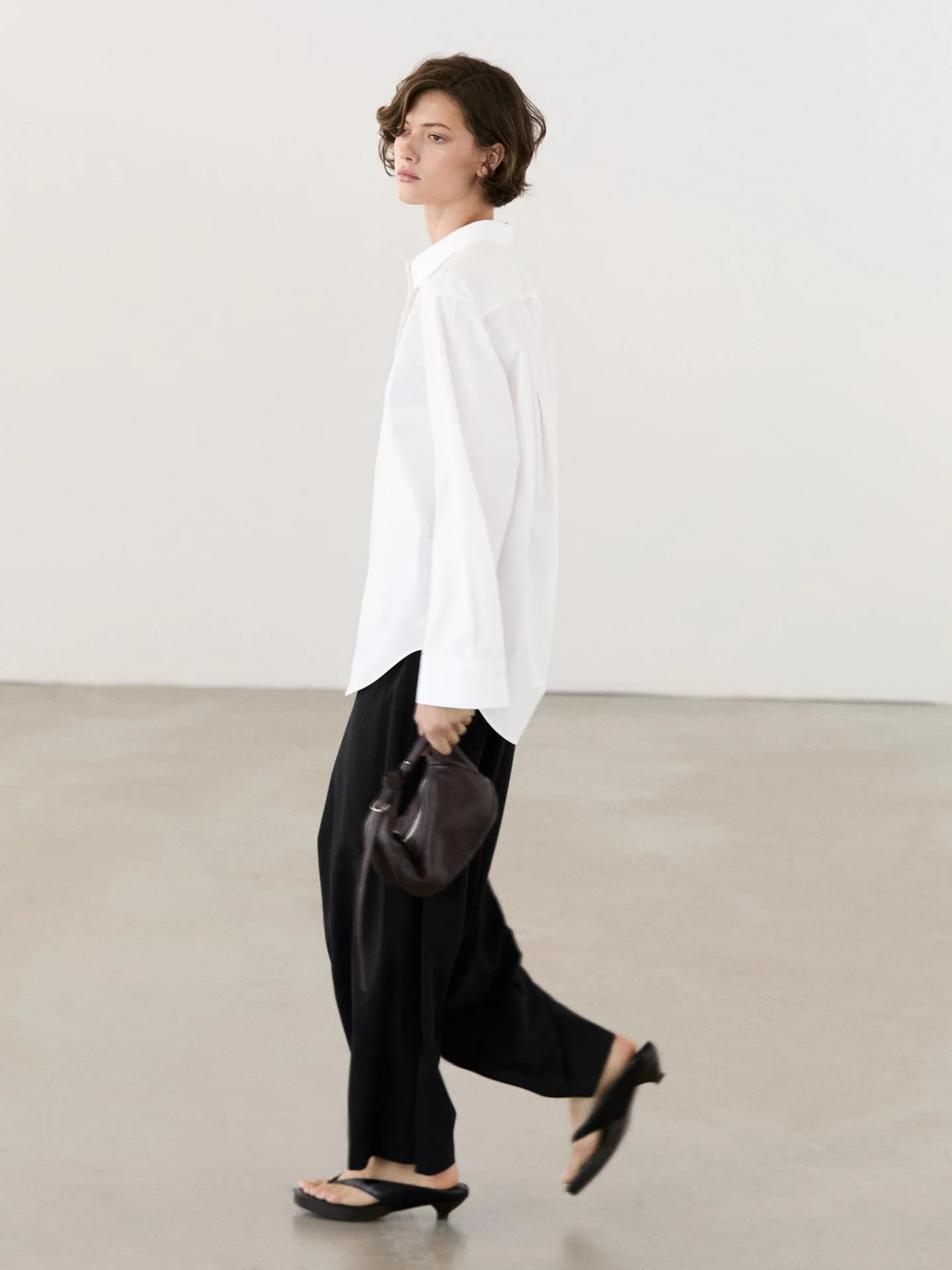 Рубашка из 100% хлопка, поплина - фото 9