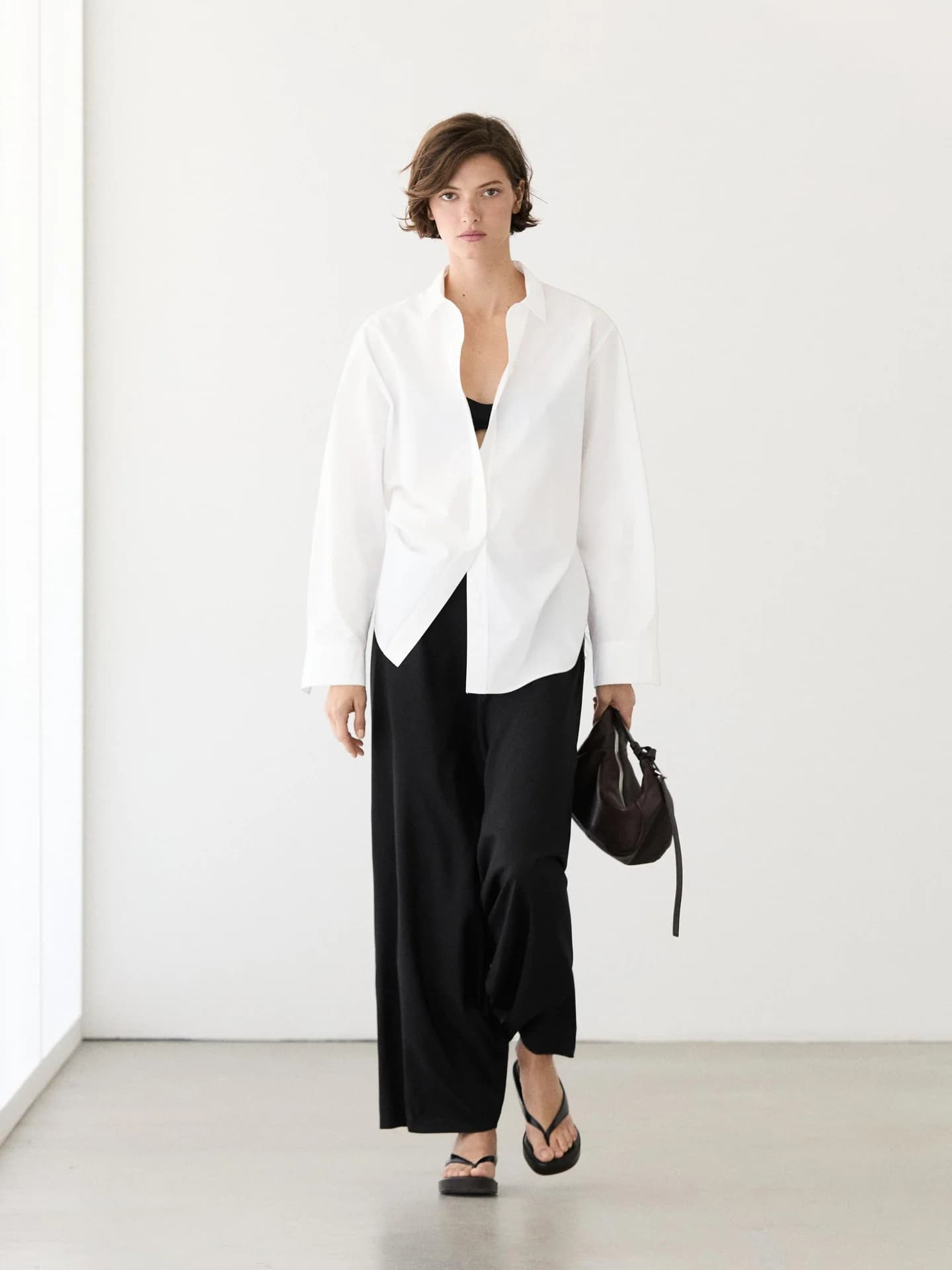 Рубашка из 100% хлопка, поплина - фото 10