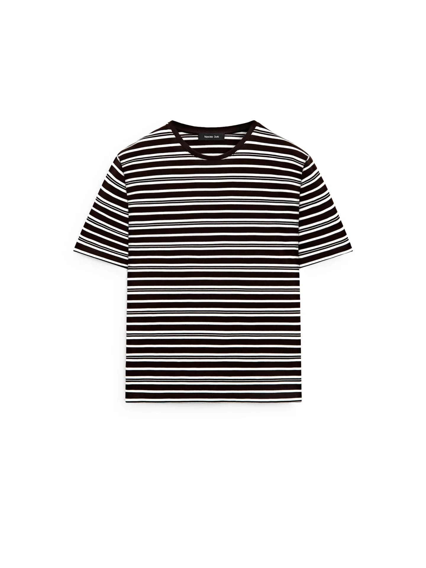 Полосатая футболка с короткими рукавами - фото 5