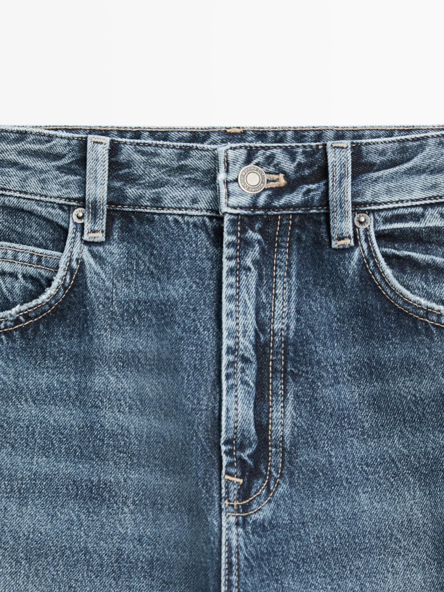 джинсы прямого кроя - фото 3