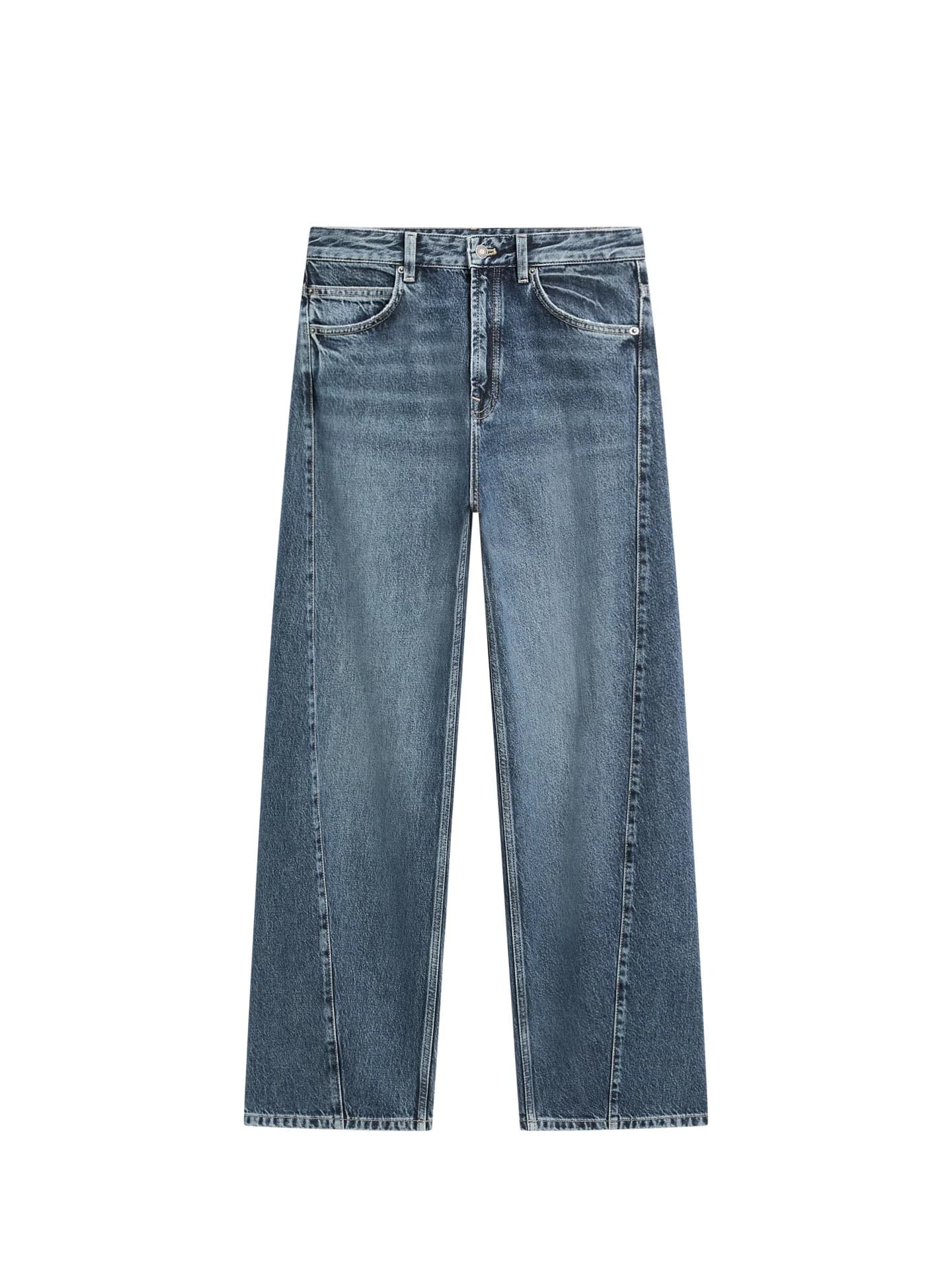 джинсы прямого кроя - фото 4