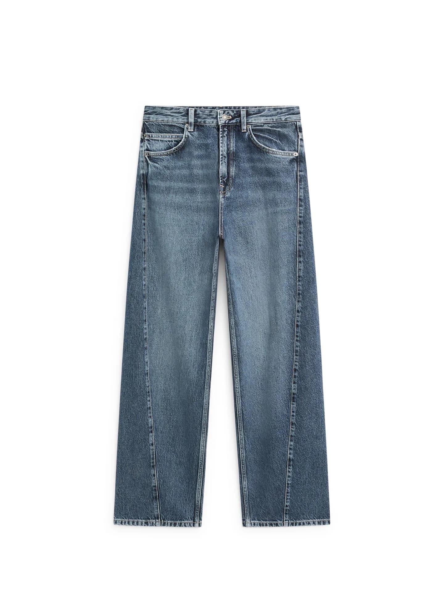 джинсы прямого кроя - фото 7