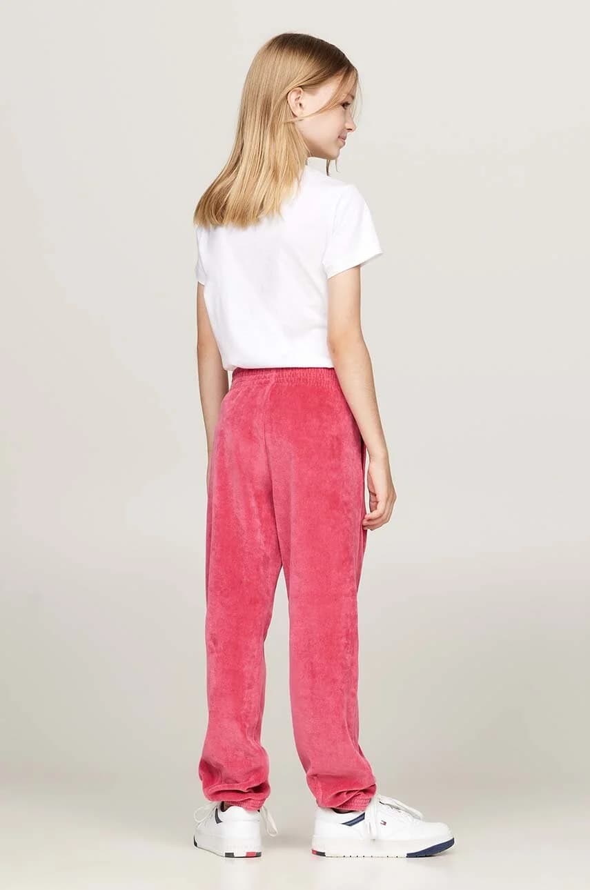 Детские спортивные штаны TH SCRIPT VELOR PANT - фото 5