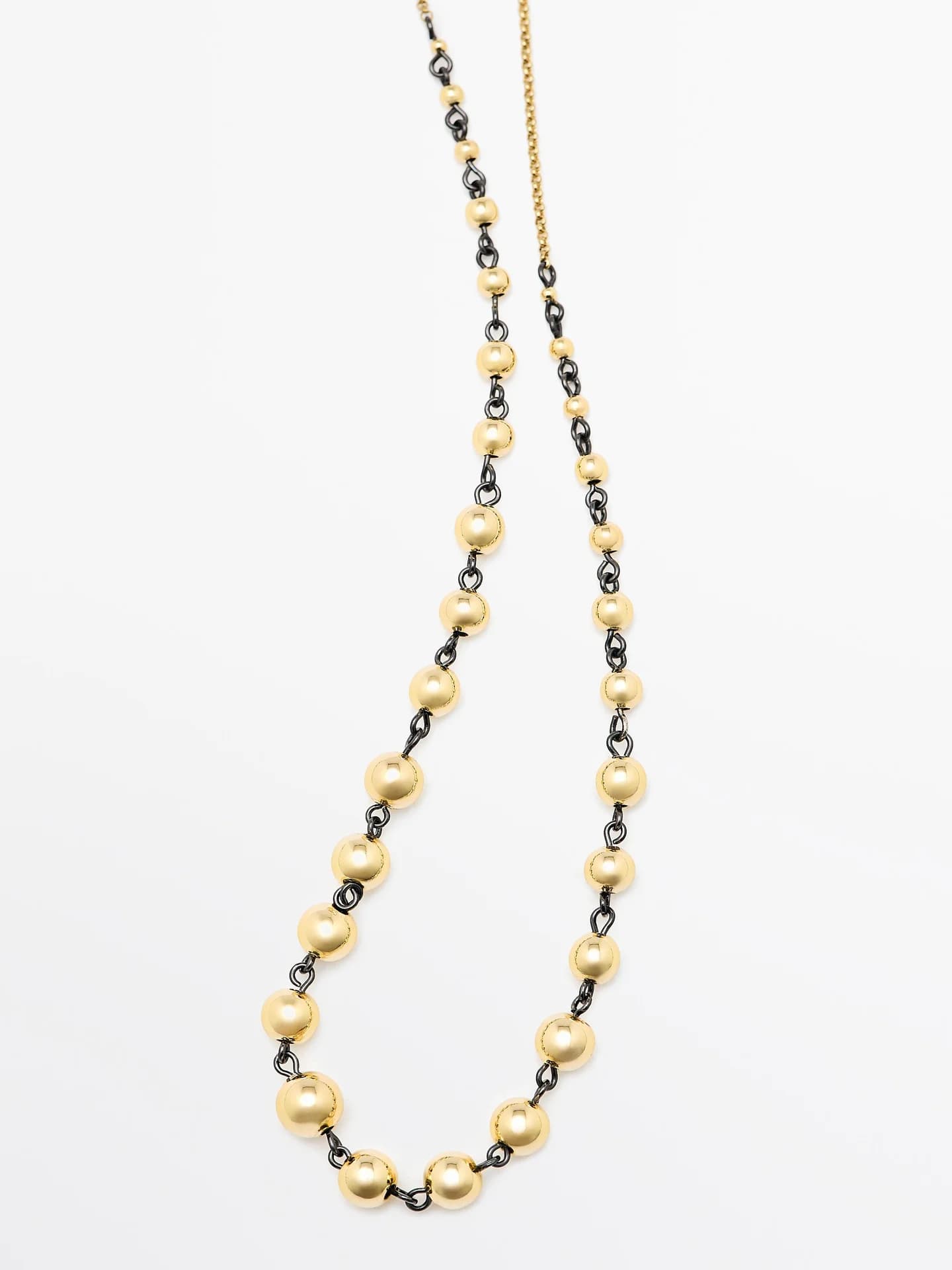 Колье-цепочка с шариками - фото 5