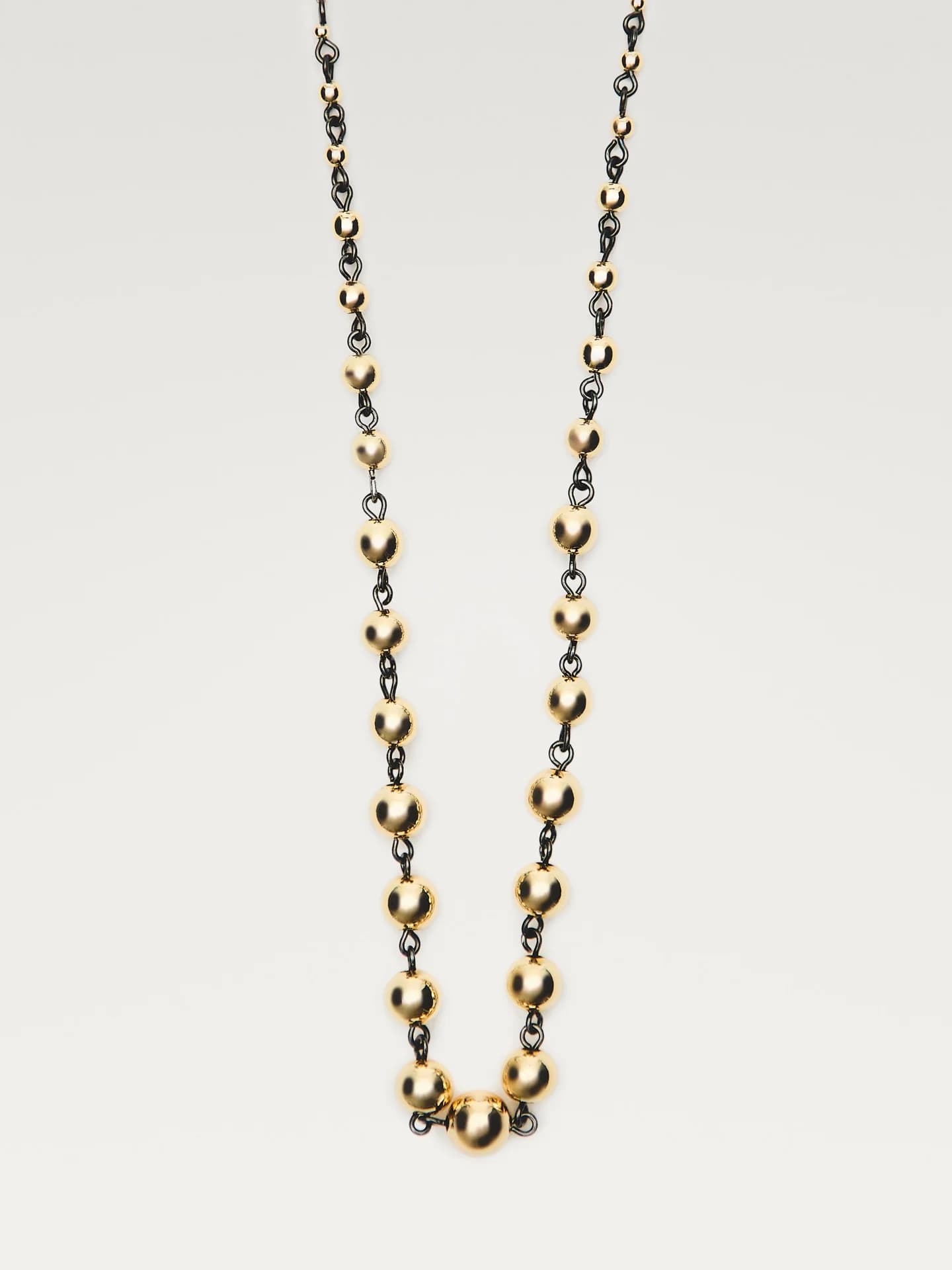 Колье-цепочка с шариками - фото 8