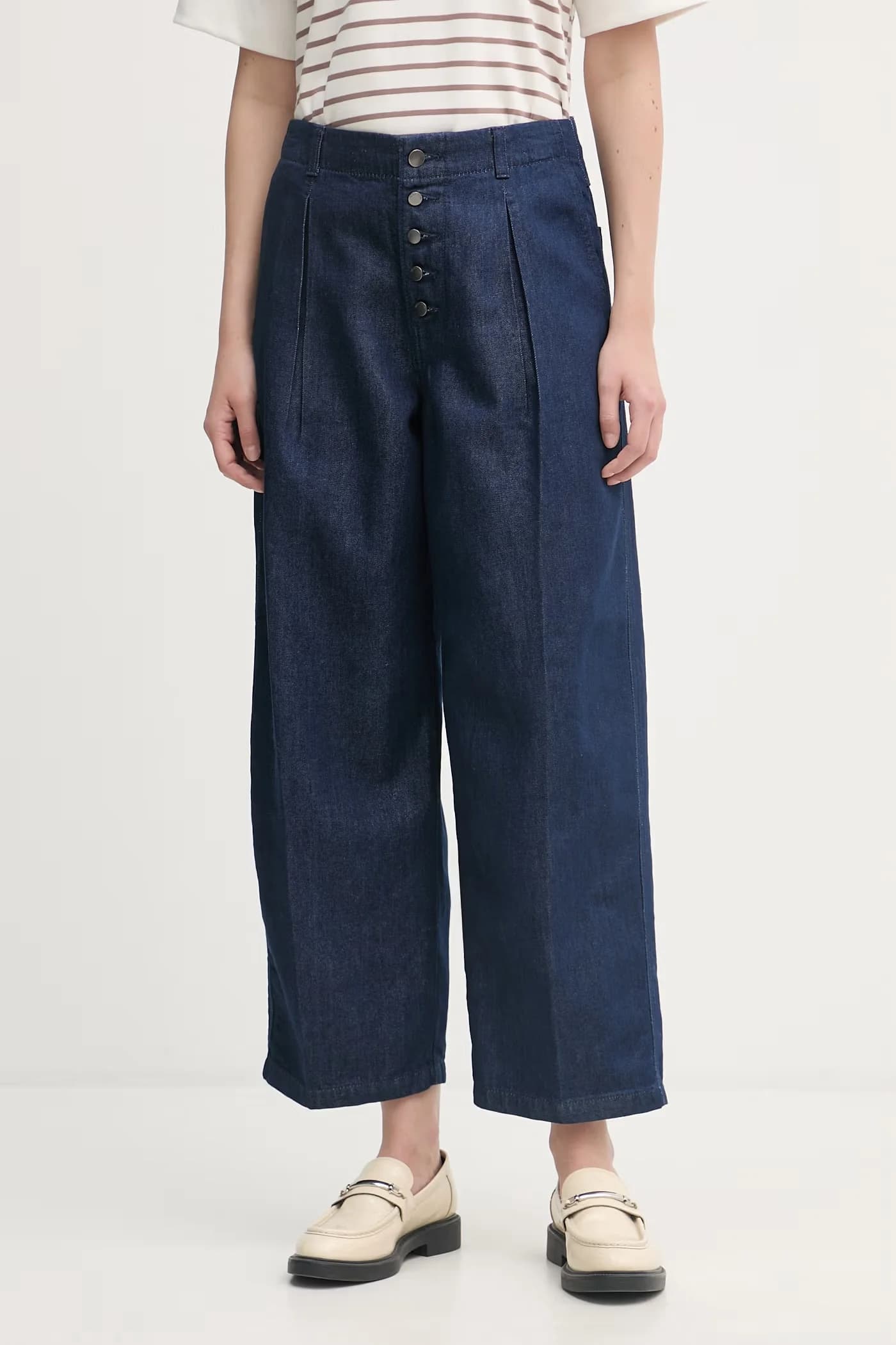 Женские широкие джинсы