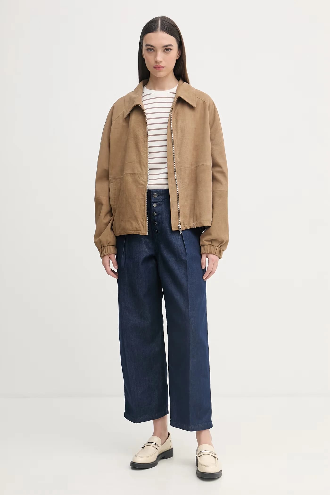 Женские широкие джинсы - фото 2