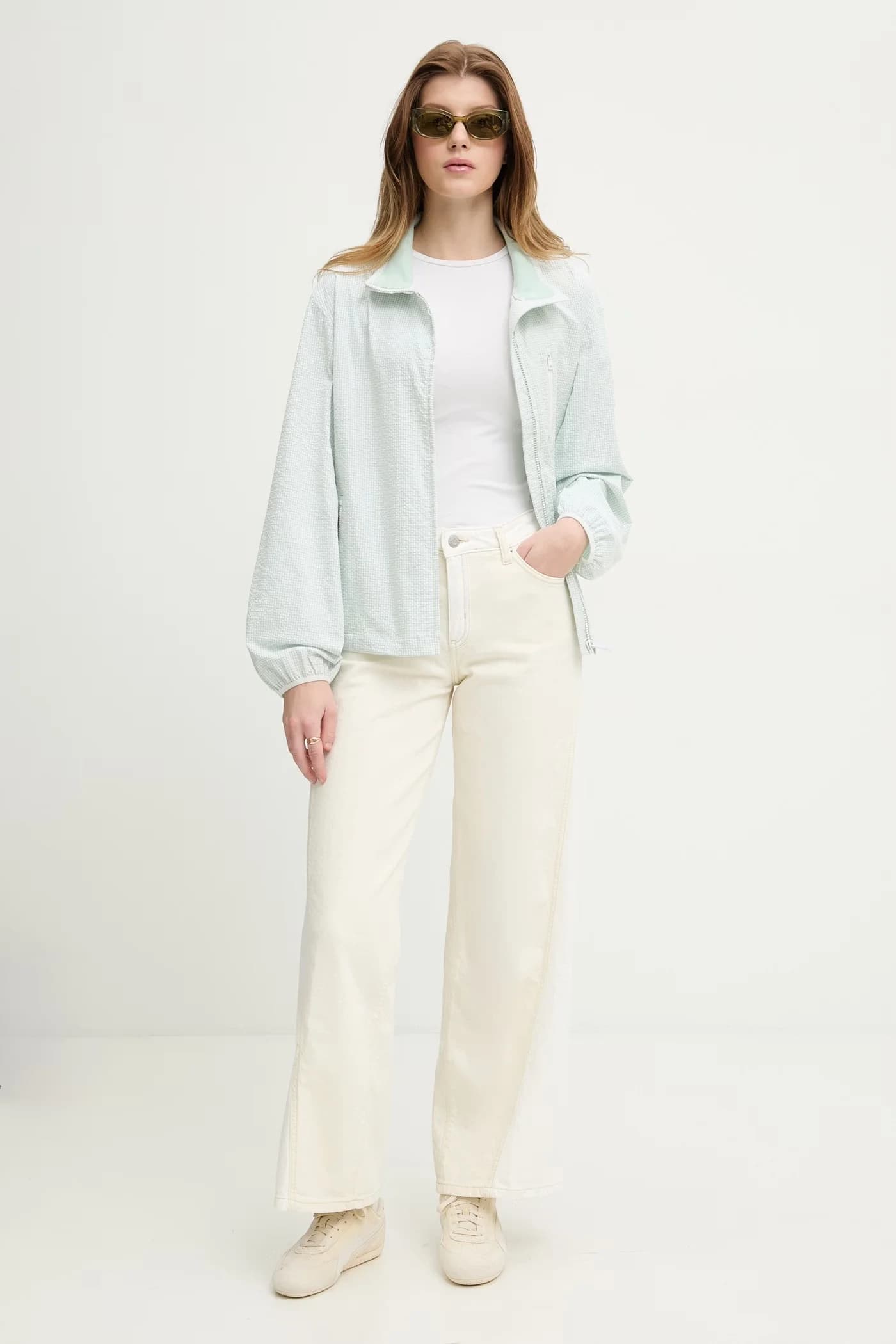 Женские широкие джинсы - фото 2