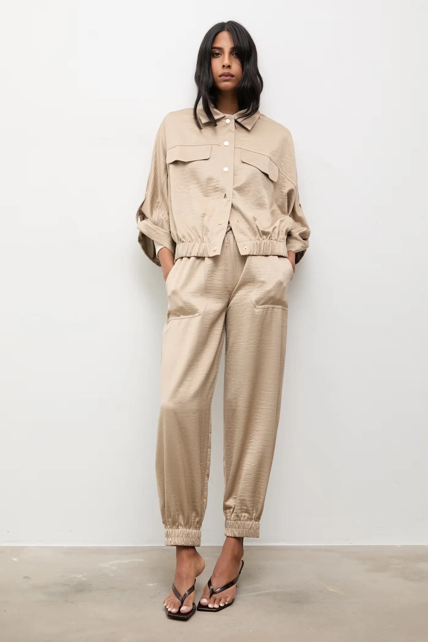 Комплект со смесовым льном