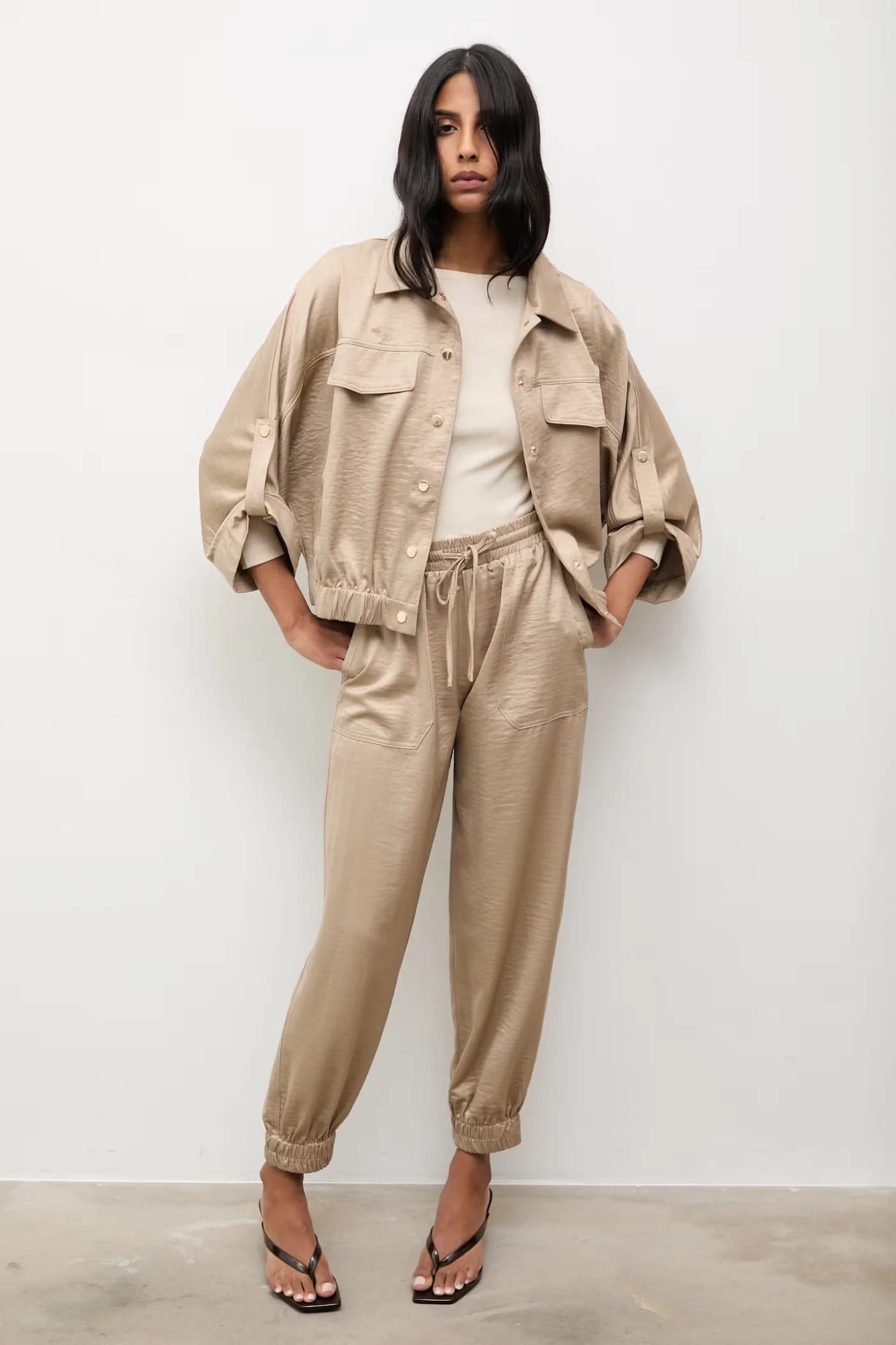 Комплект со смесовым льном - фото 5