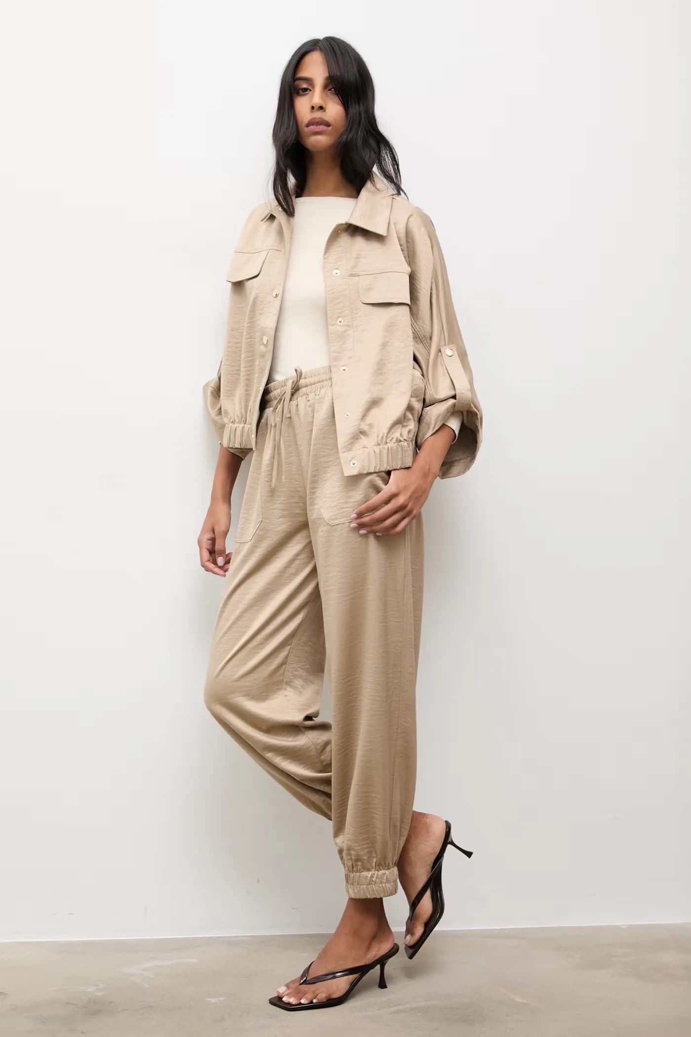 Комплект со смесовым льном - фото 6