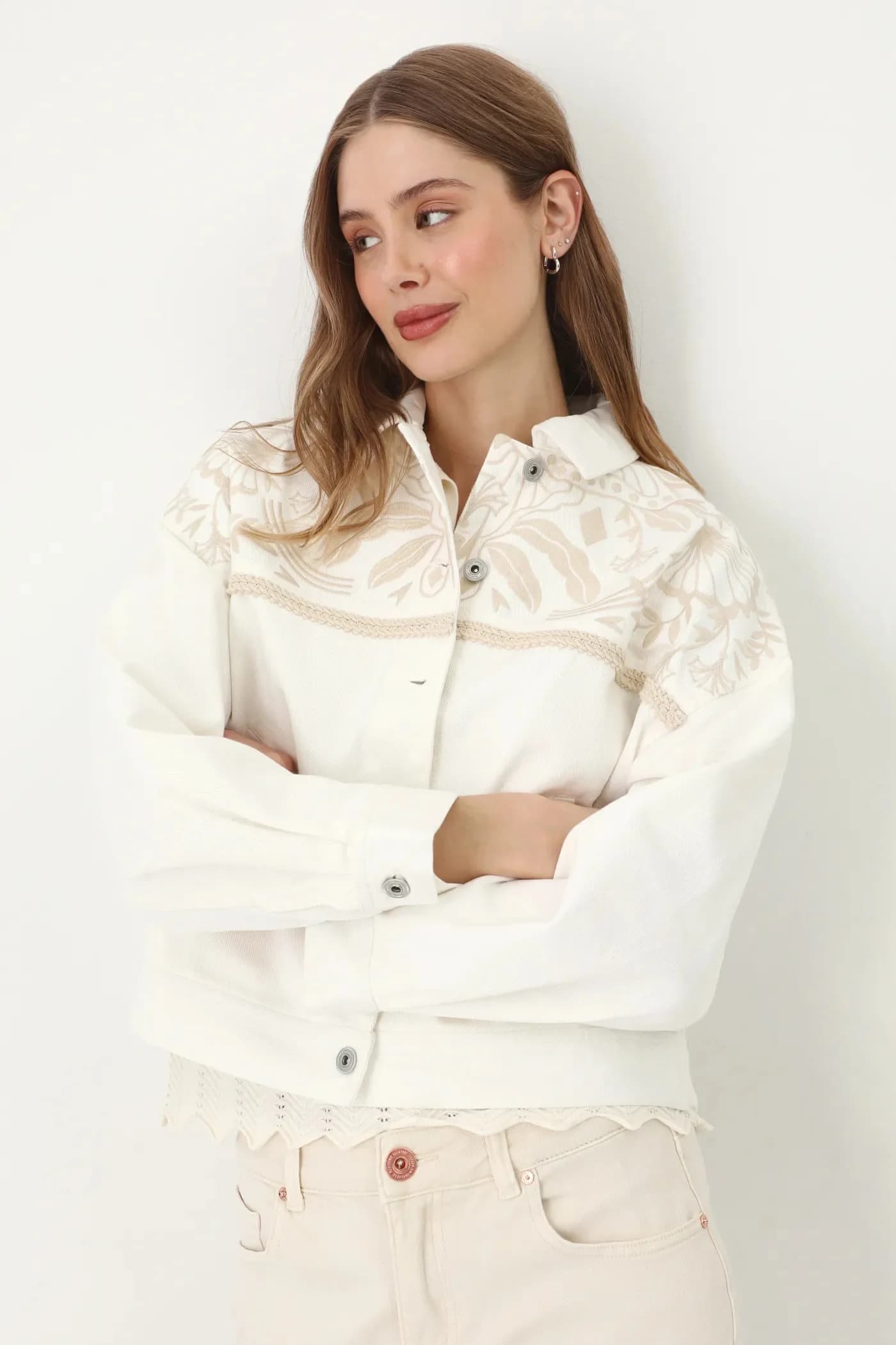 Хлопковая джинсовая куртка