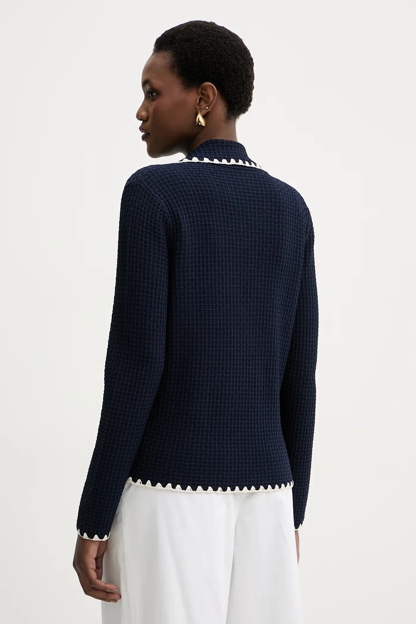 Женский двубортный пиджак из вискозы Cosmica - фото 3