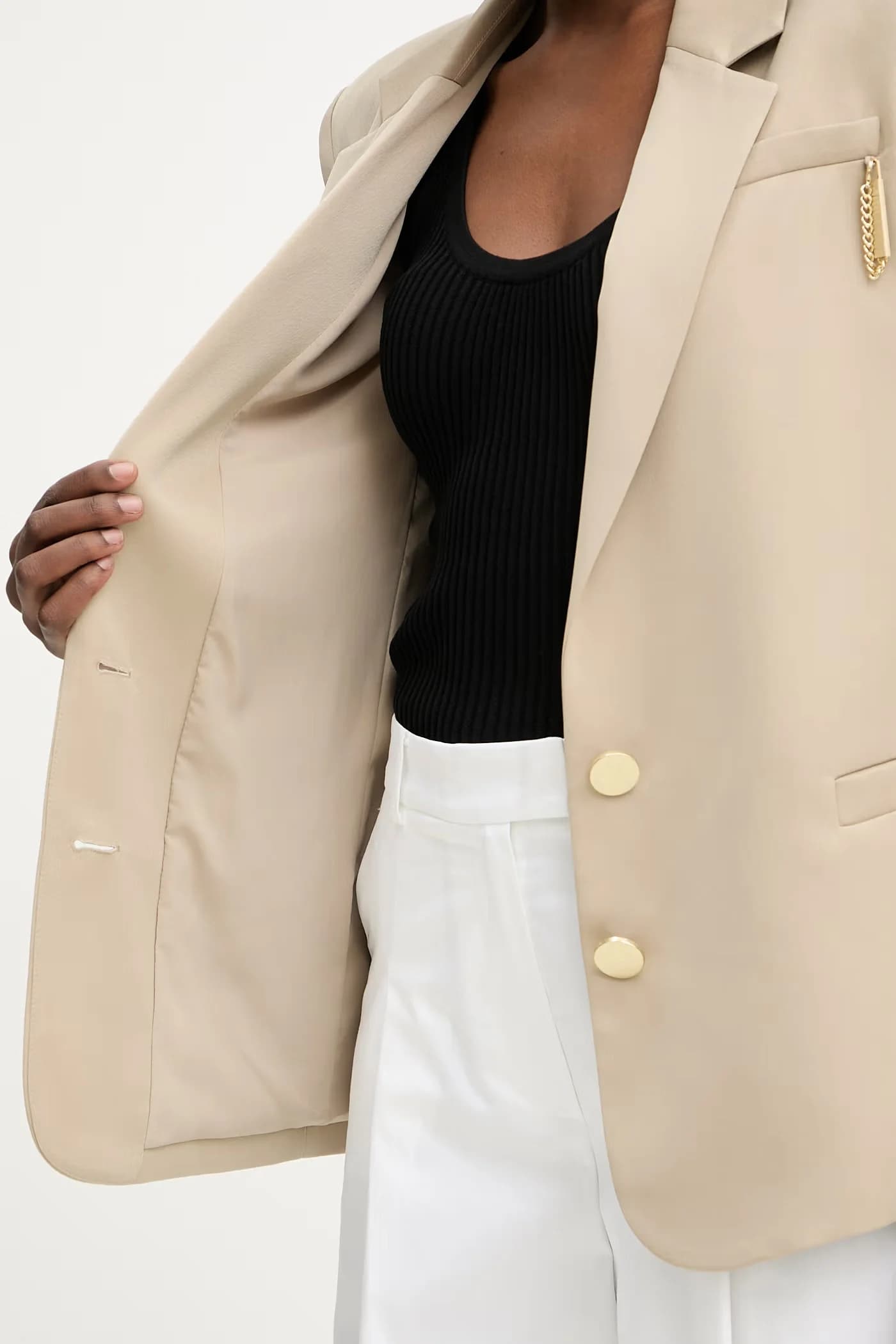 Женский однобортный пиджак - фото 6