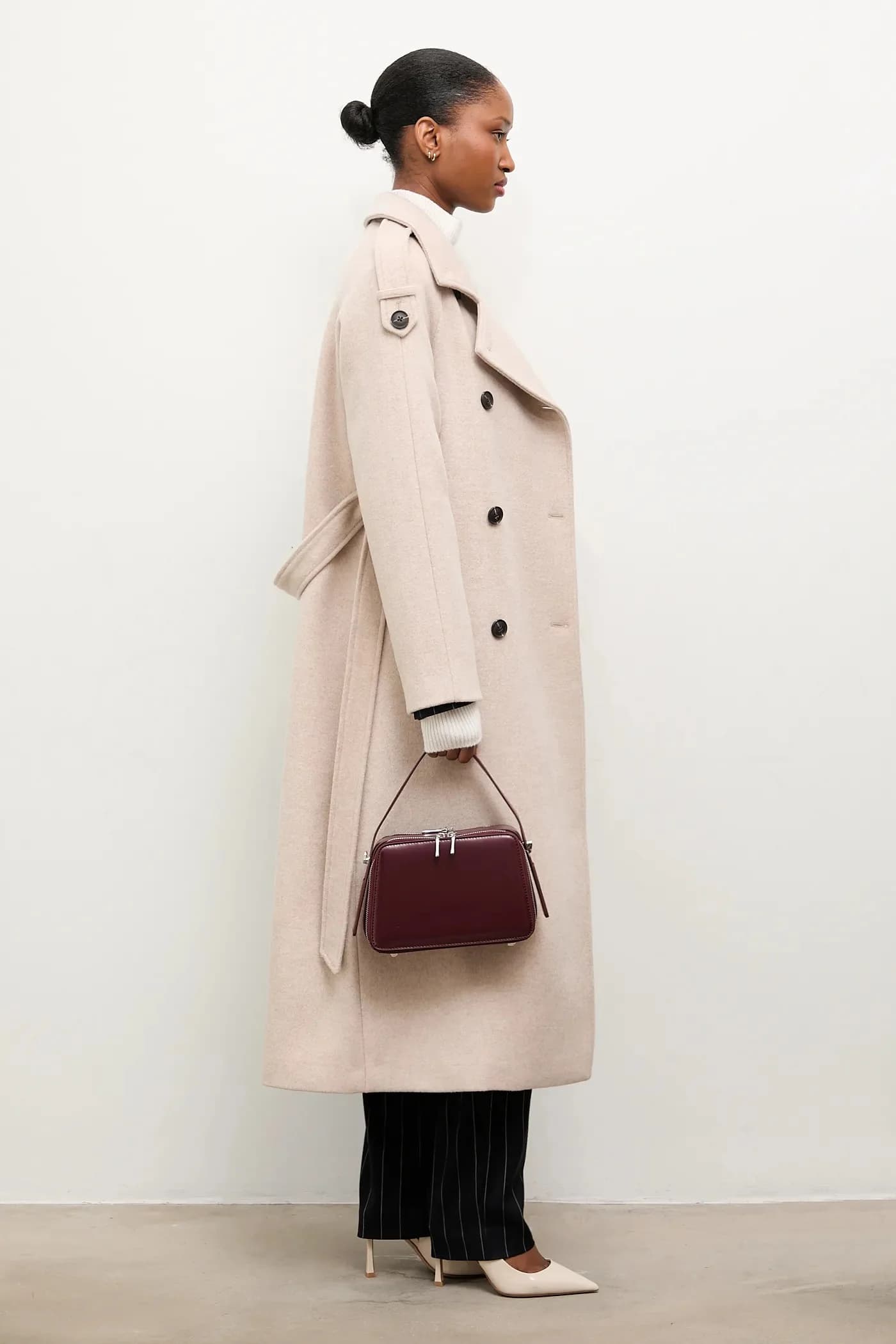 Шерстяное пальто