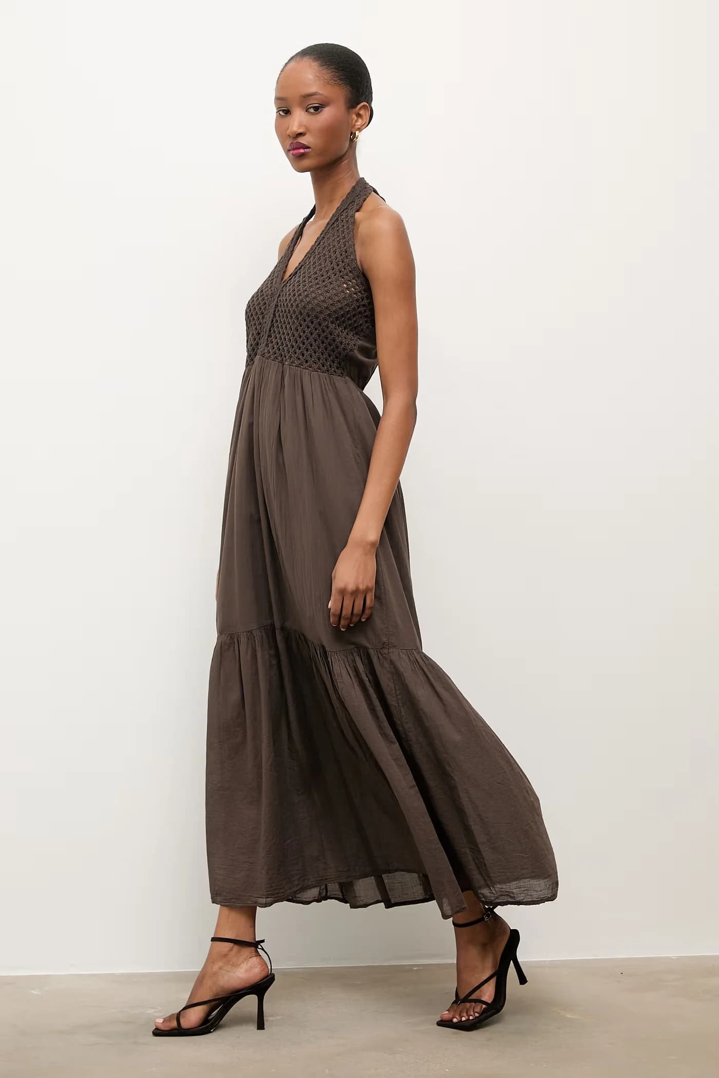 Хлопковое платье в стиле бэби-долл - фото 2