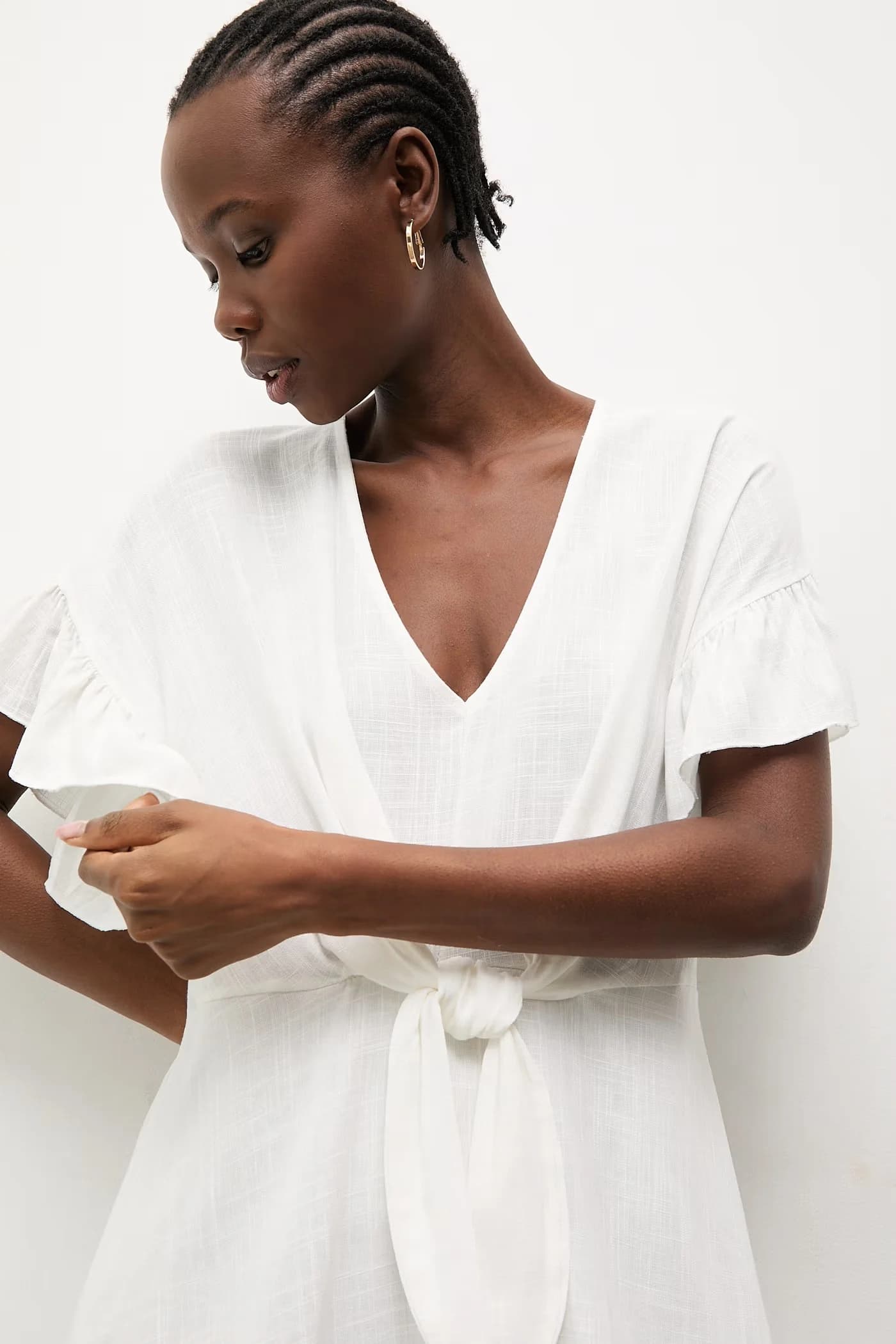 Летнее платье из льна - фото 4