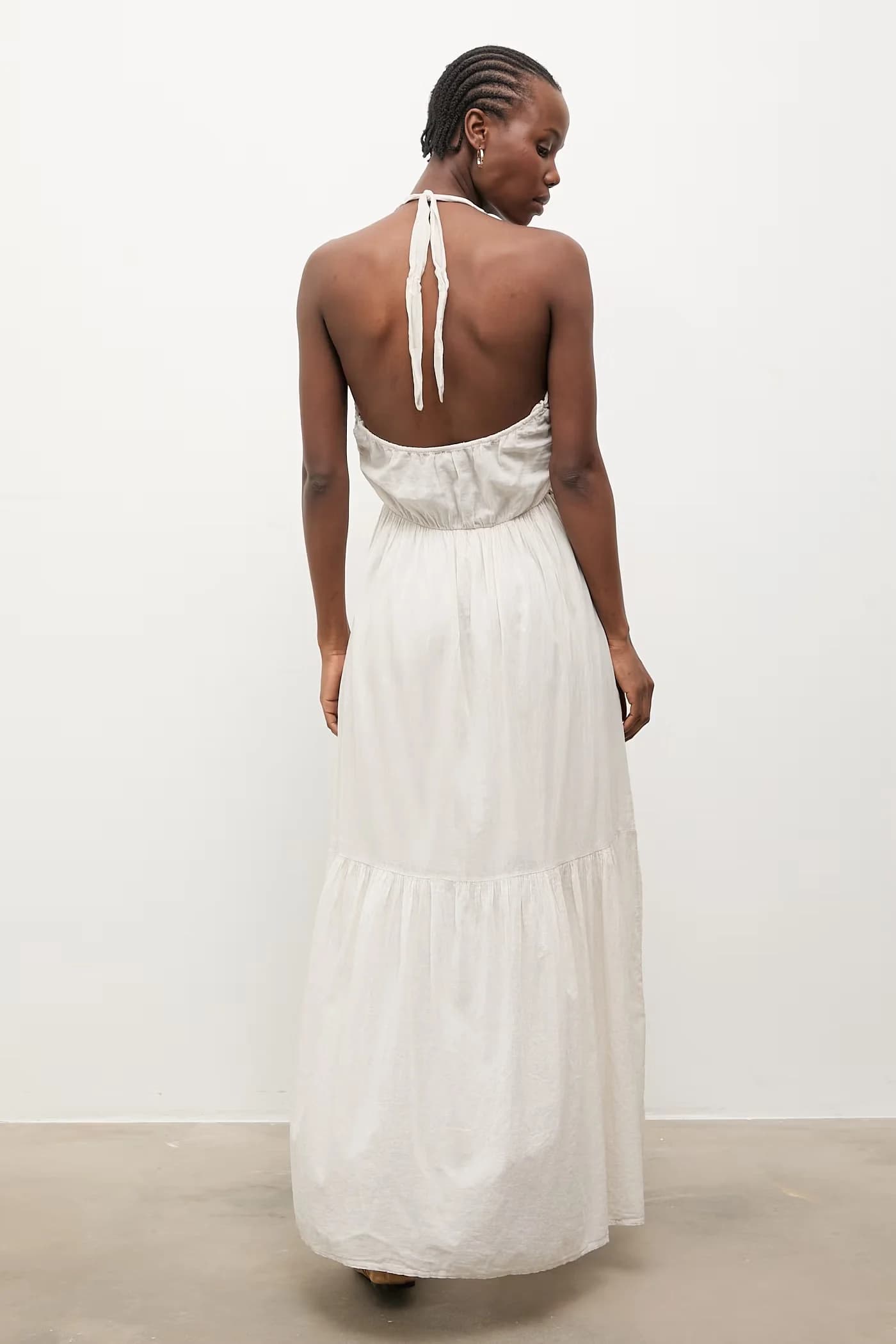 Хлопковое платье в стиле бэби-долл - фото 3