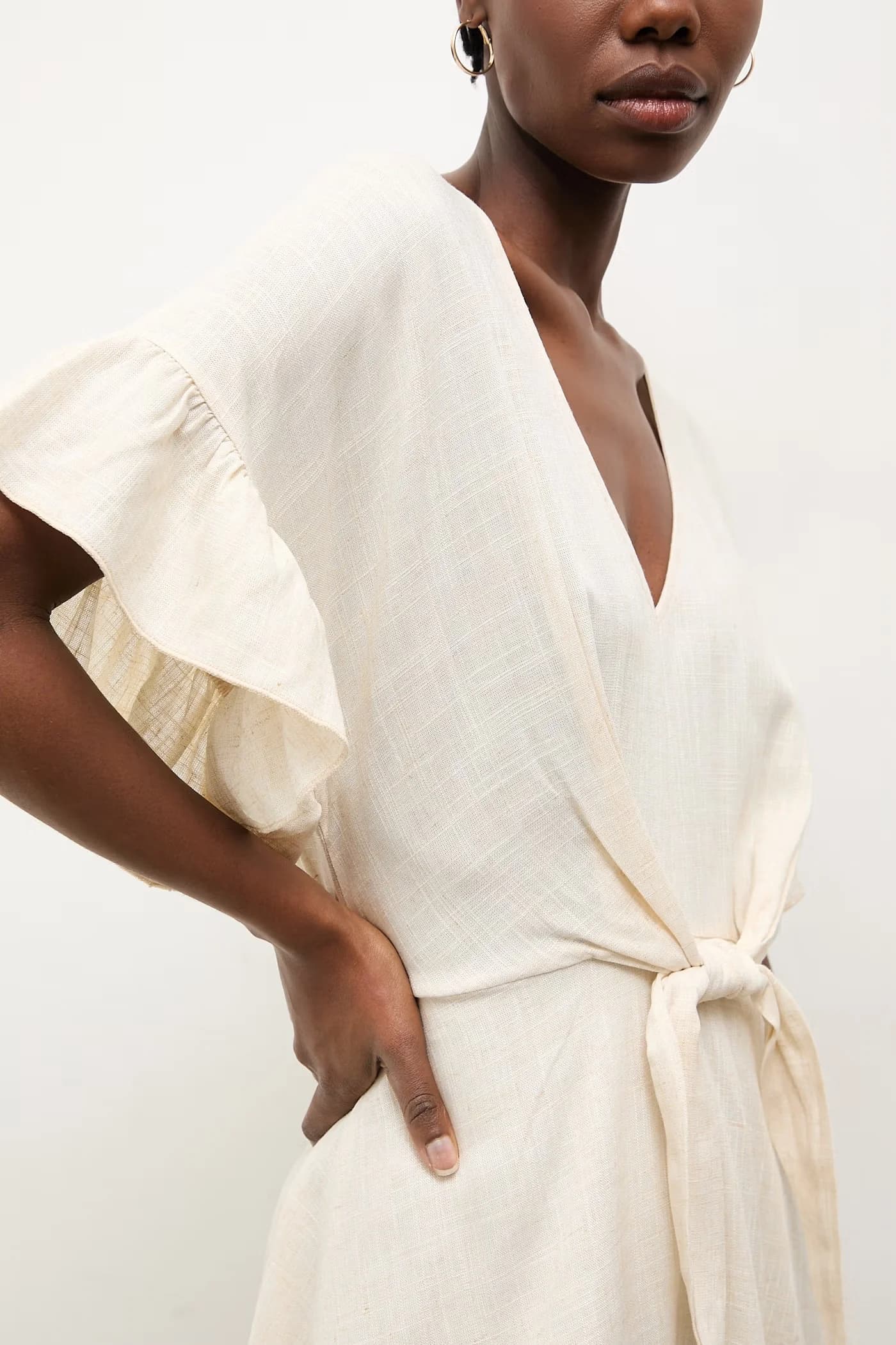 Летнее платье из льна - фото 4