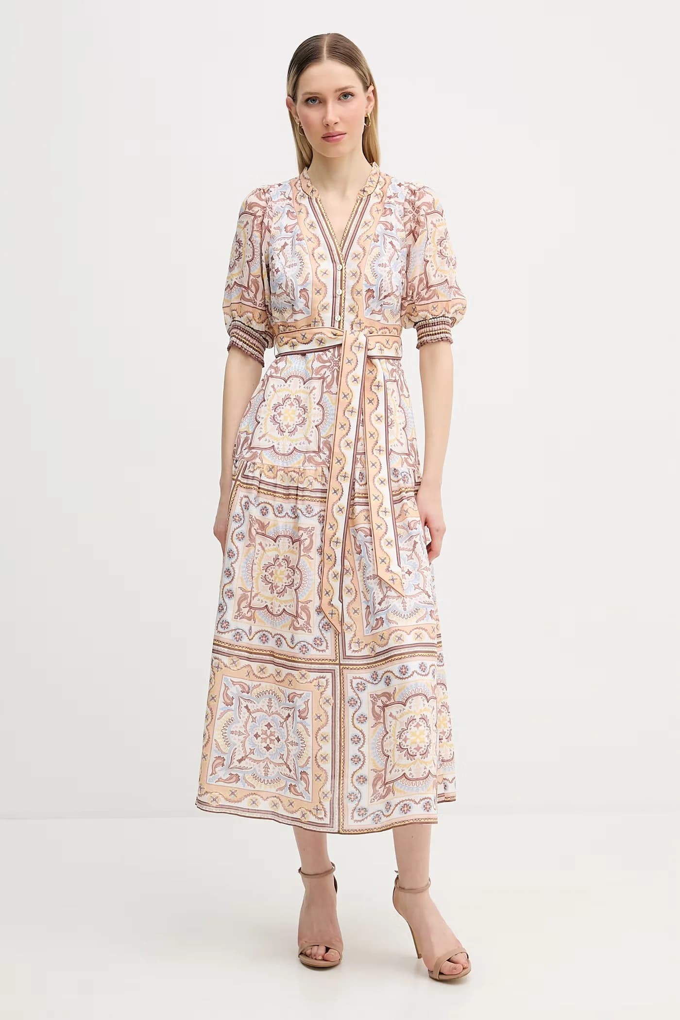 Летнее льняное платье Bess