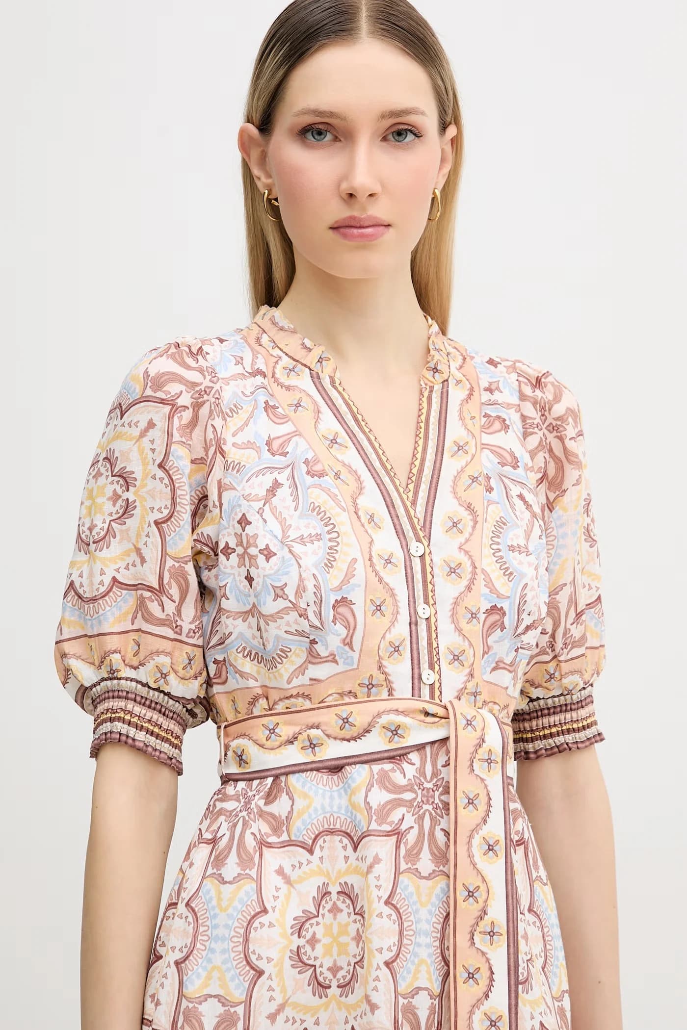 Летнее льняное платье Bess - фото 4