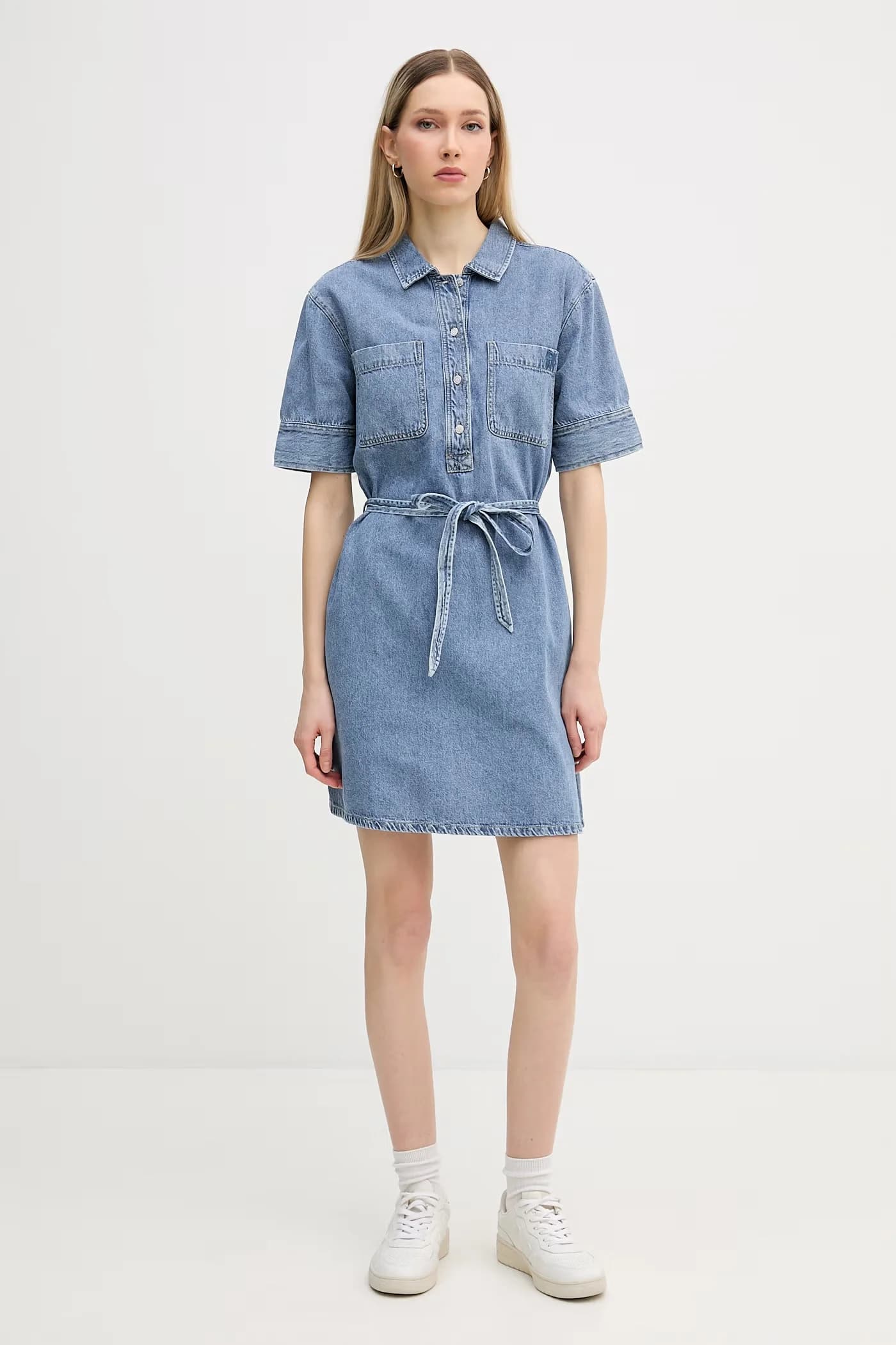 Джинсовое летнее платье - фото 2