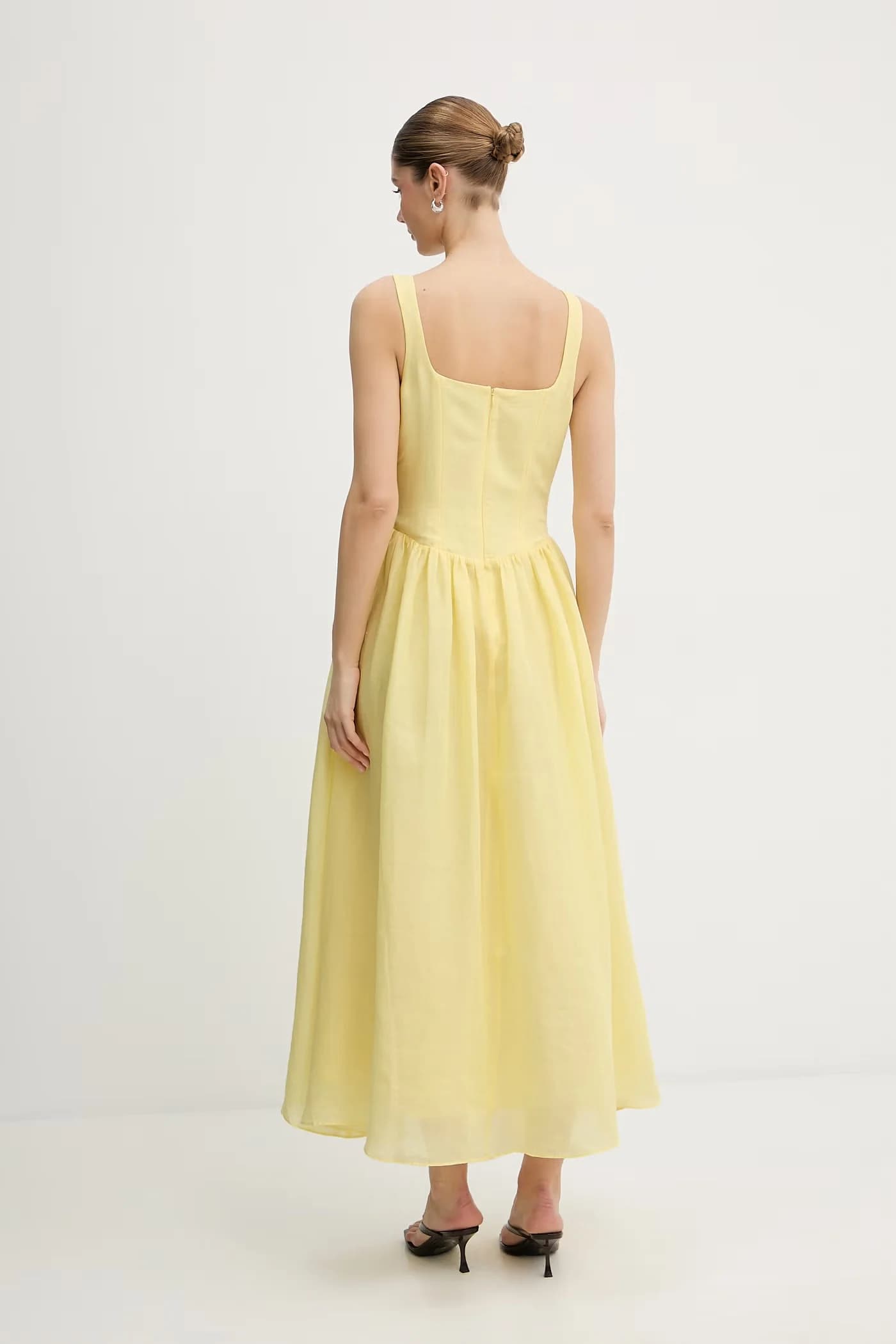 Хлопковое платье принцессы - фото 3