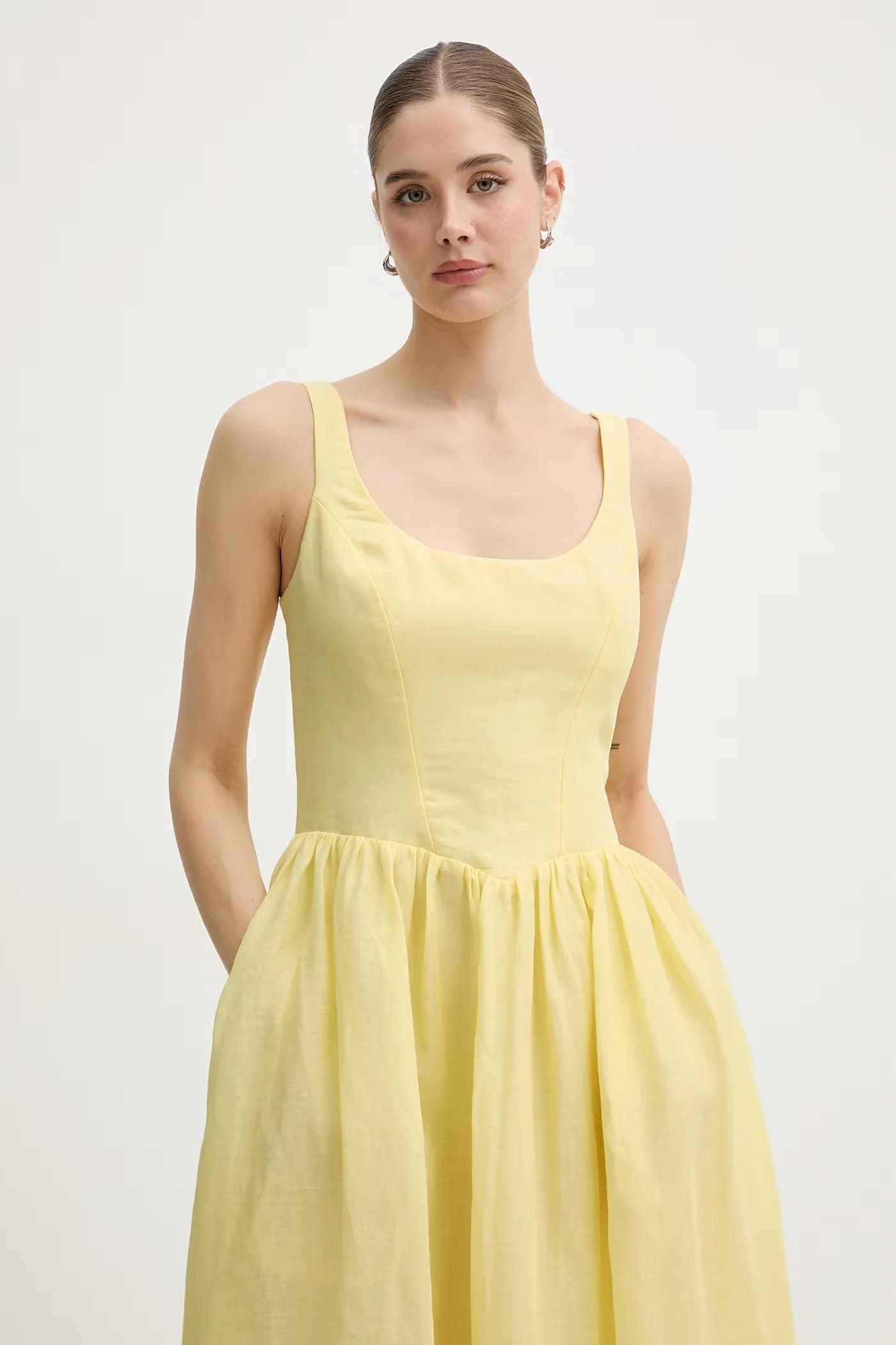 Хлопковое платье принцессы - фото 4