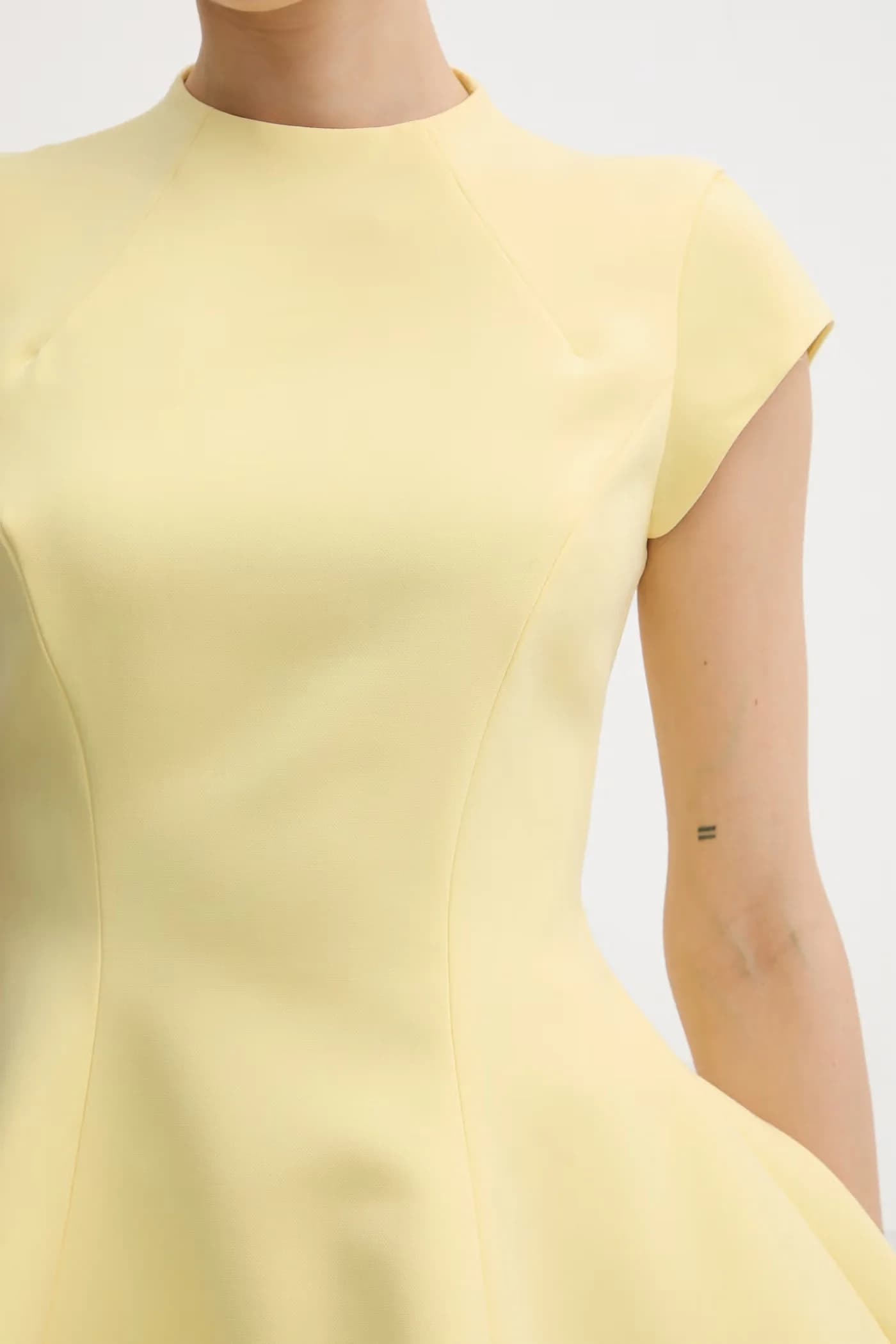 Расклешенное платье с вискозой - фото 5