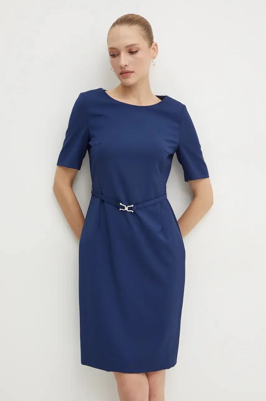 Шерстяное платье