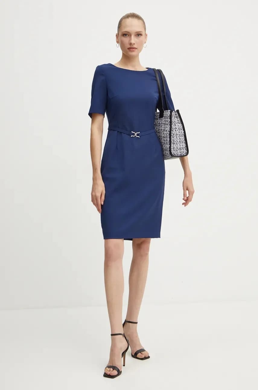 Шерстяное платье - фото 2