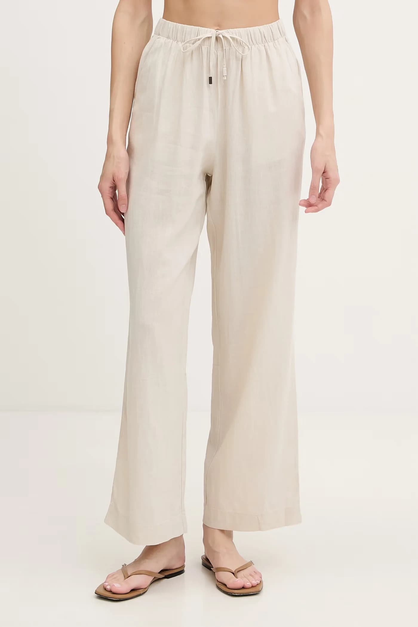 Пляжные брюки из льна