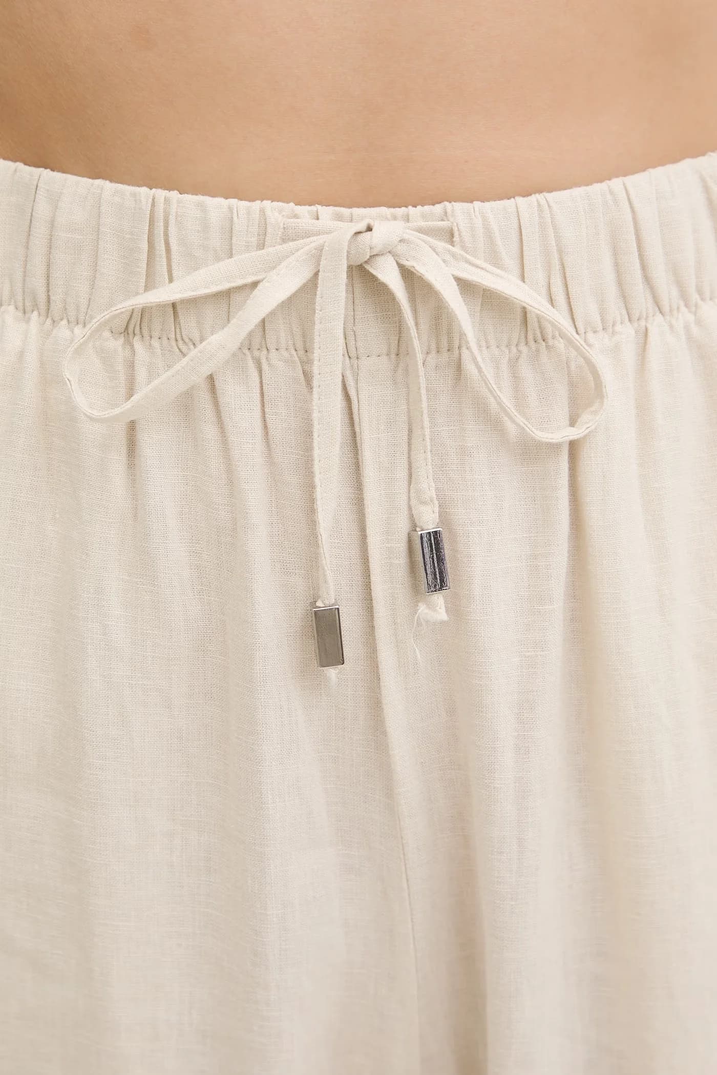 Пляжные брюки из льна - фото 4