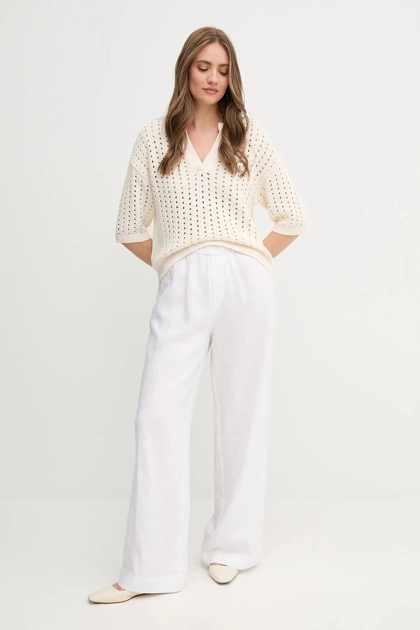 Льняные брюки - фото 2