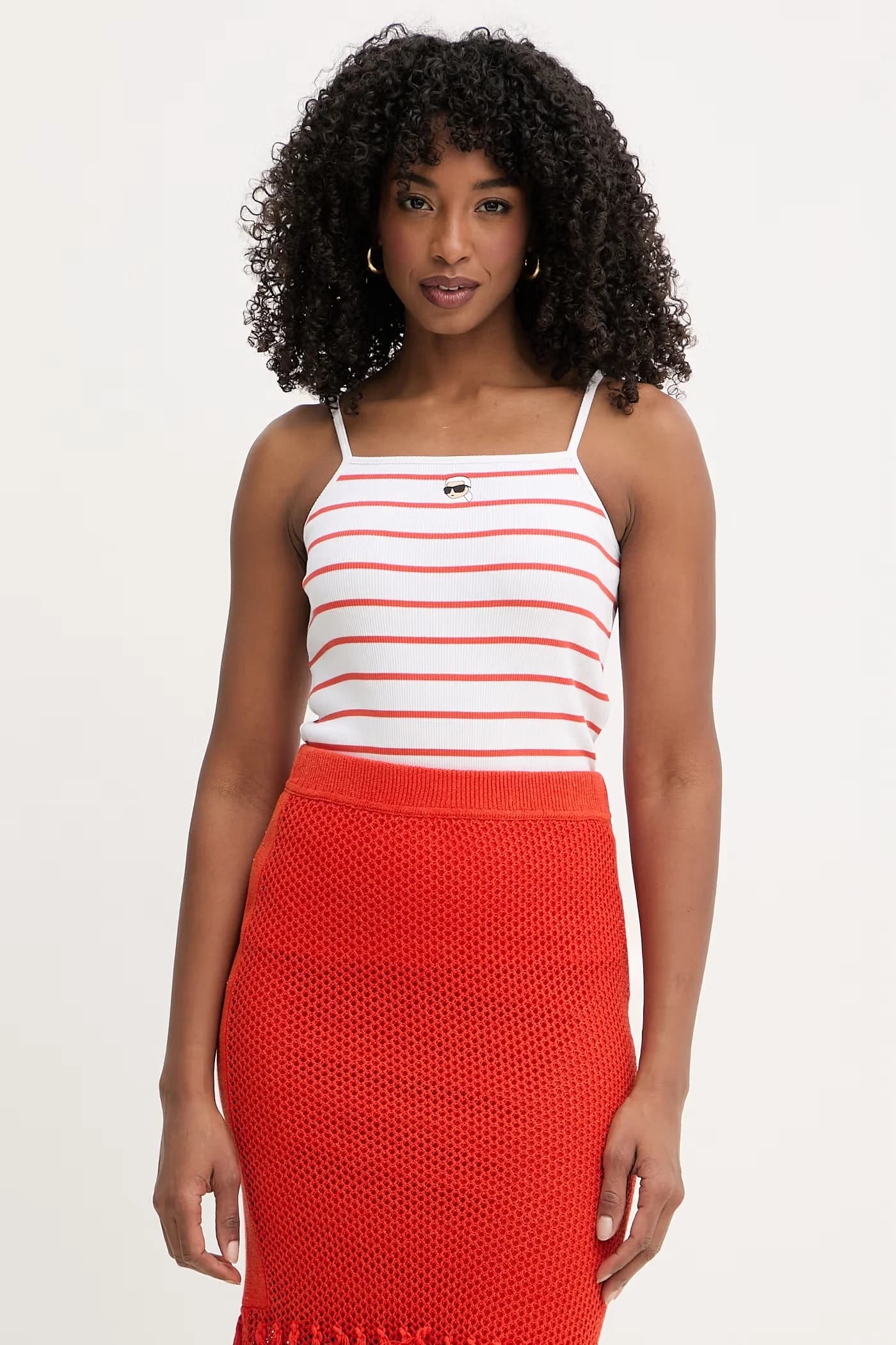 Женский топ из хлопка с эластаном IKON