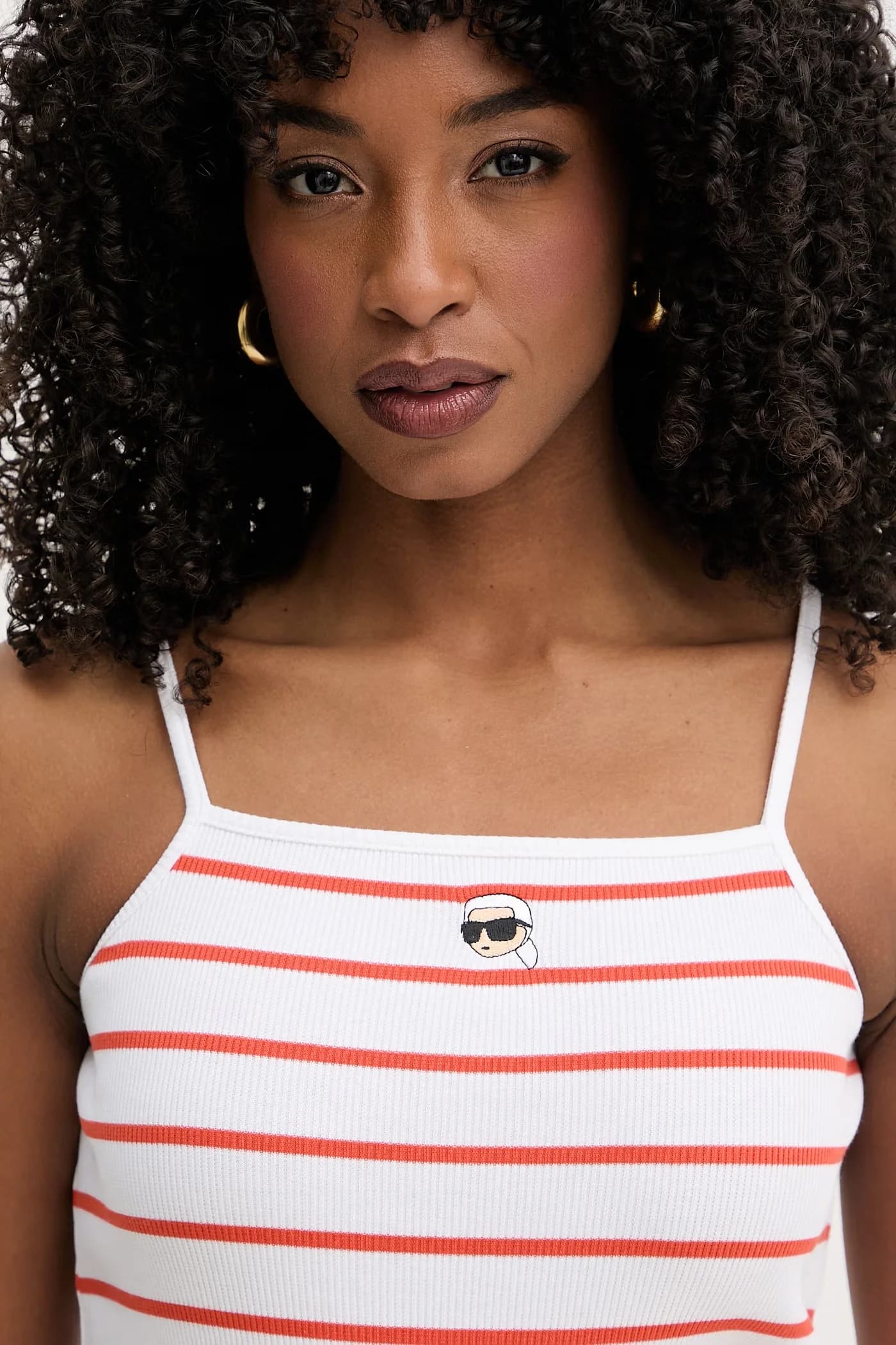 Женский топ из хлопка с эластаном IKON - фото 4