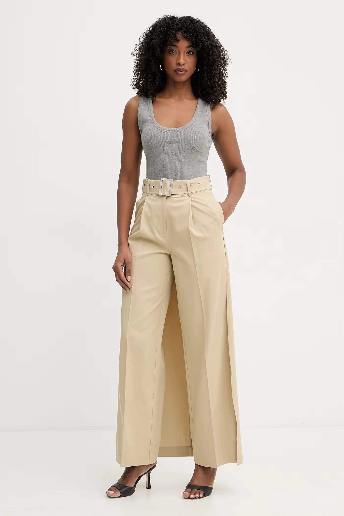 Женский хлопковый топ с эластаном - фото 2