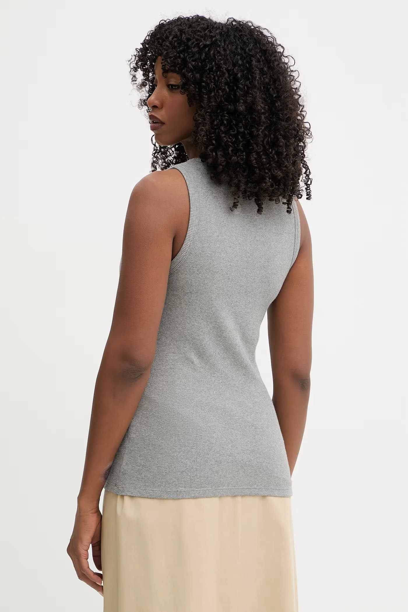 Женский хлопковый топ с эластаном - фото 3