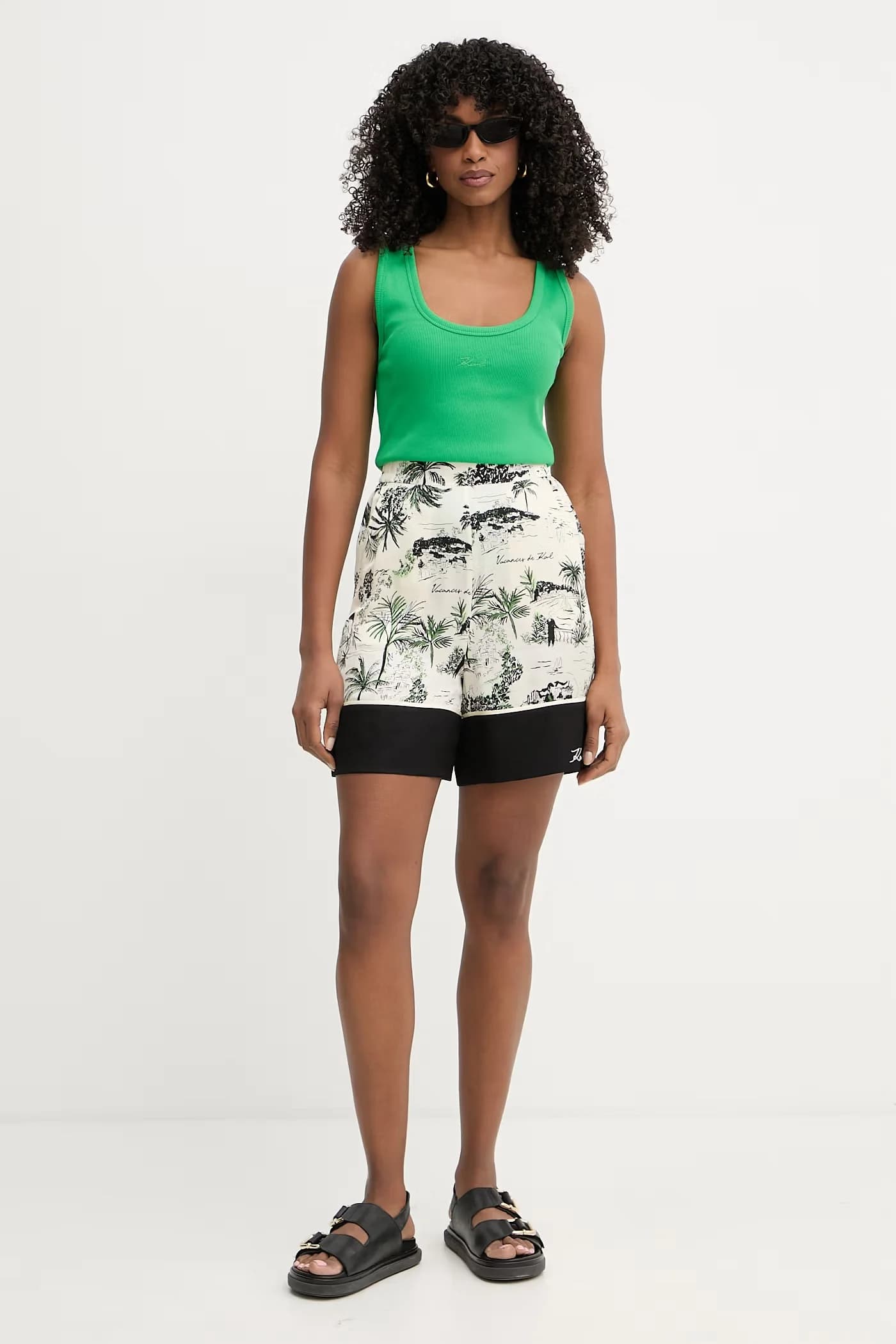 Женский хлопковый топ с эластаном - фото 2