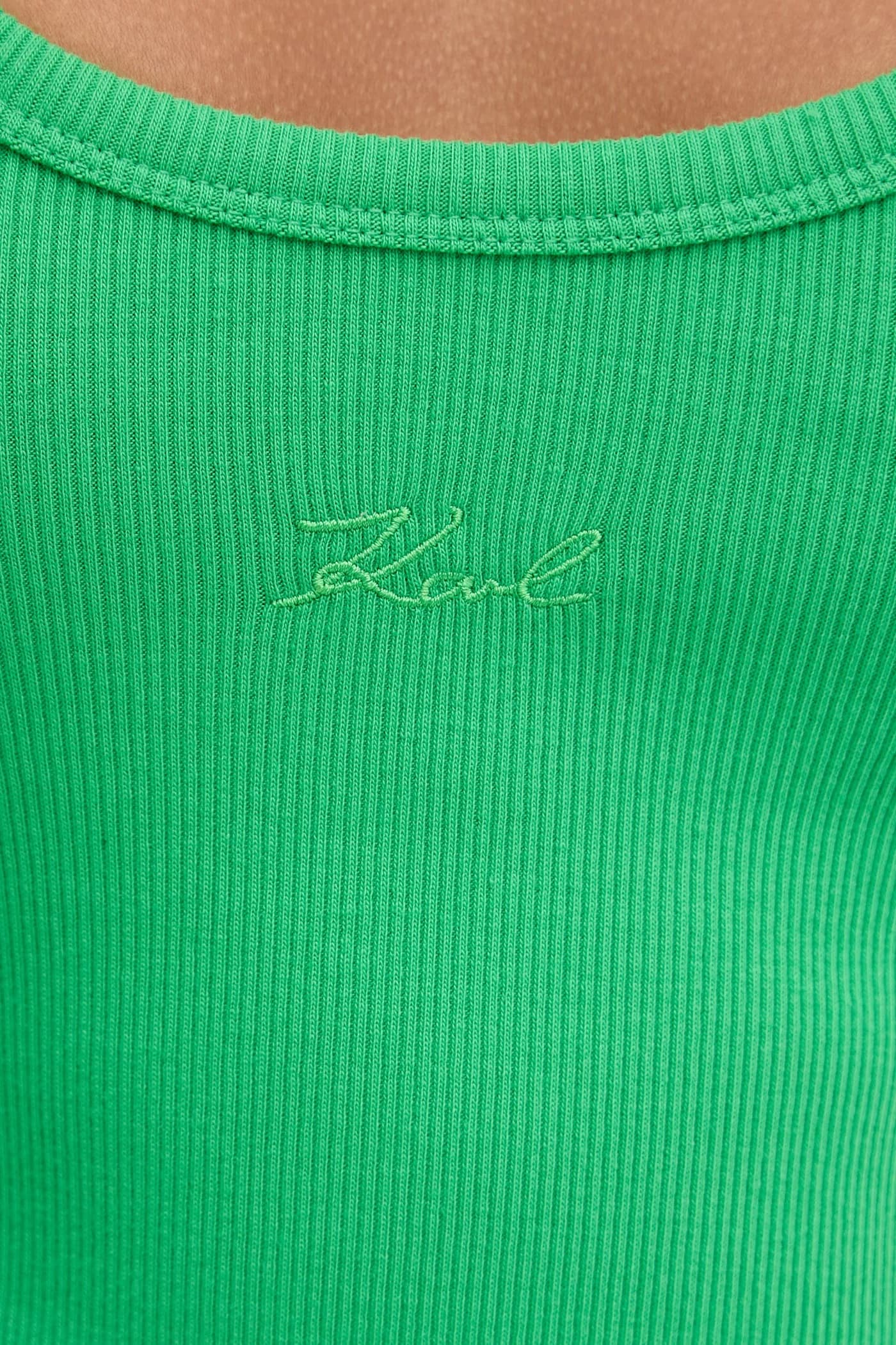 Женский хлопковый топ с эластаном - фото 5