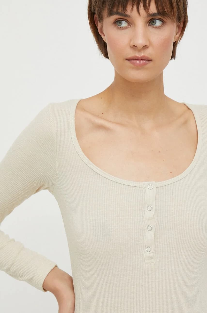 Лонгслив с оттенком льна Colby