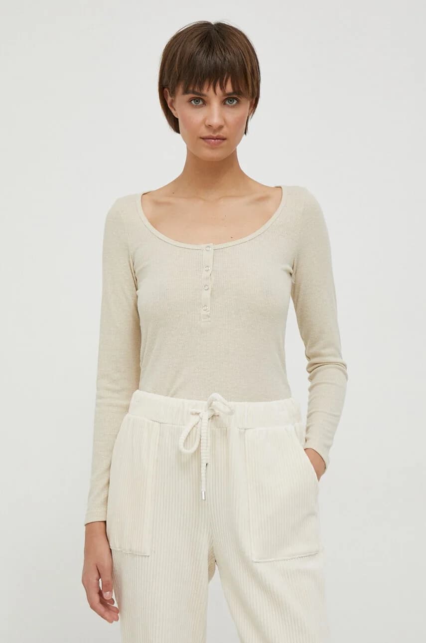 Лонгслив с оттенком льна Colby - фото 2