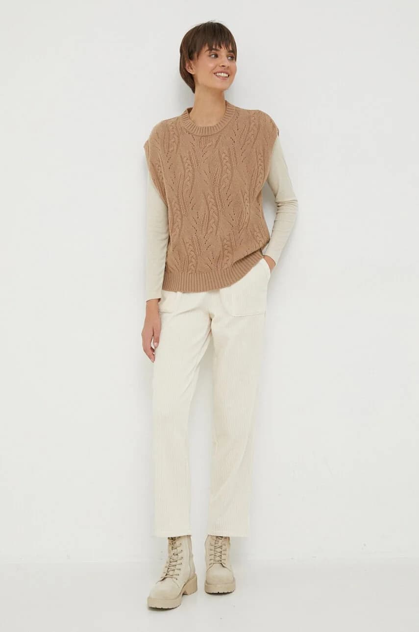 Лонгслив с оттенком льна Colby - фото 4