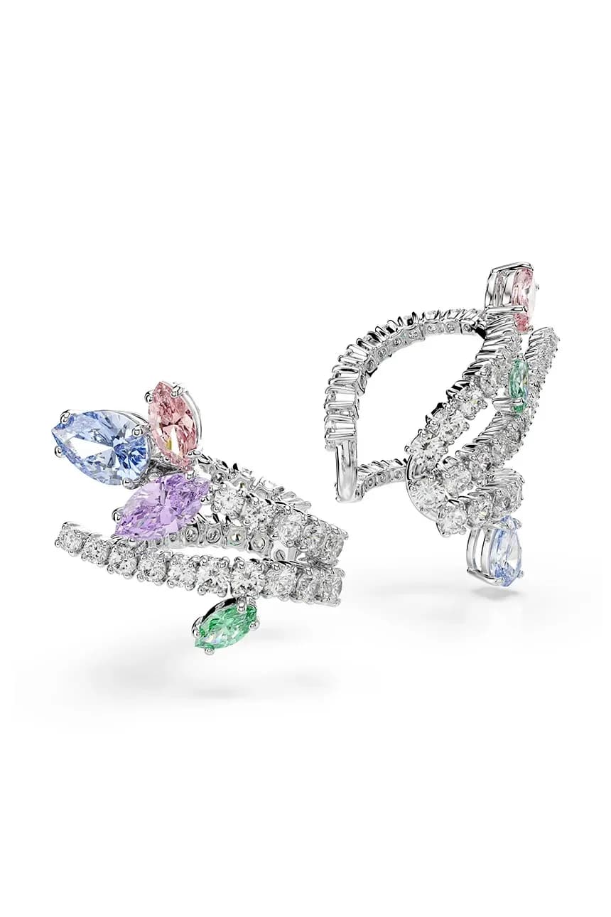 Женские серьги-кафф Ariana Grande с металлическим цирконом x Swarovski - фото 4