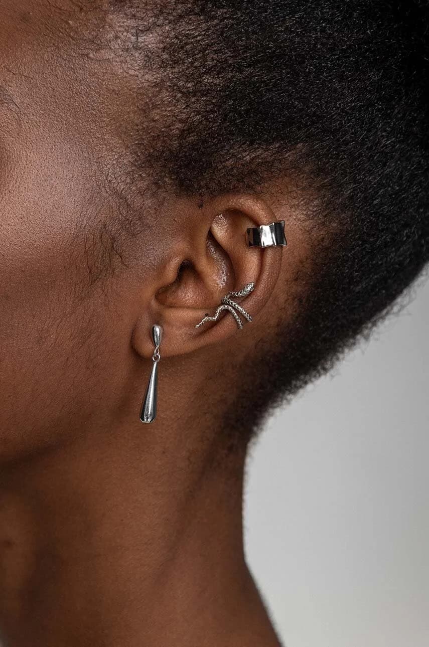 Серебряные серьги ТРЕНДЫ - фото 3