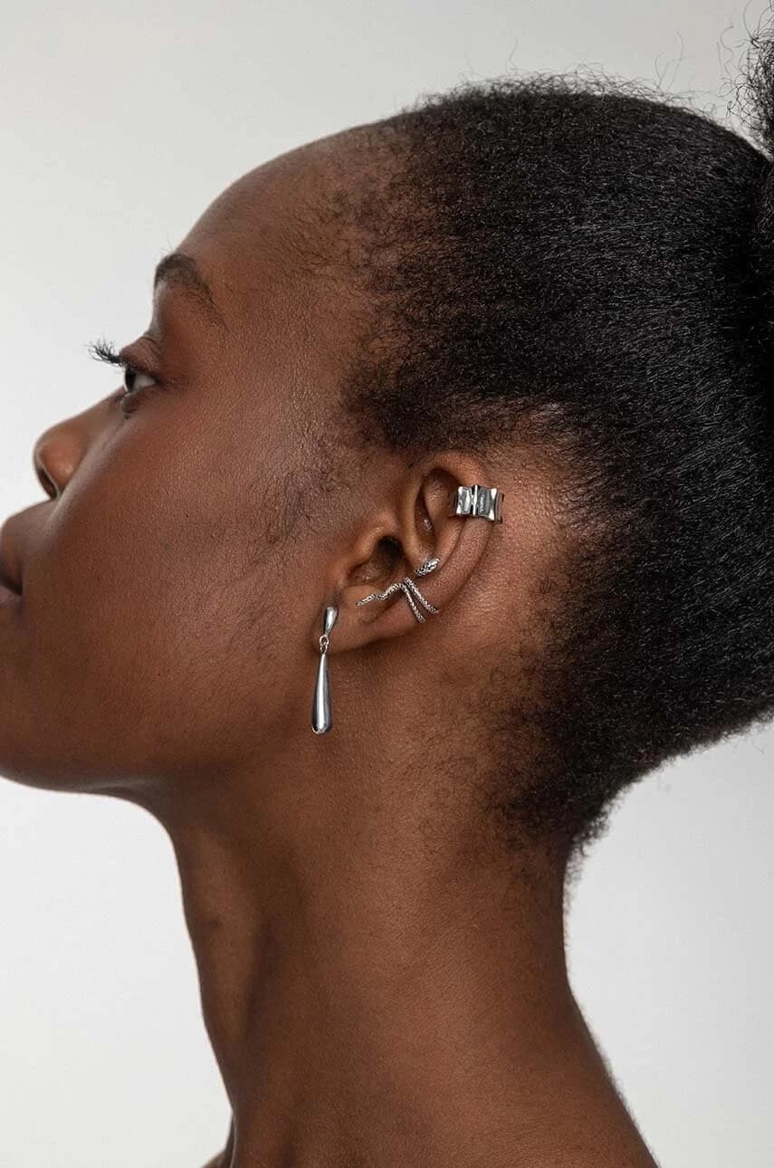 Серебряные серьги ТРЕНДЫ - фото 4