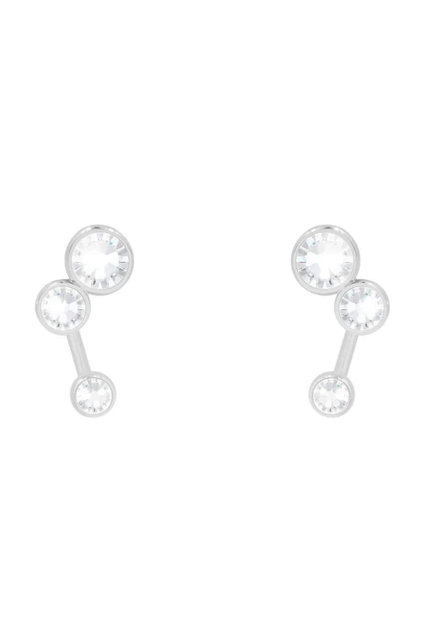 Посеребренные серьги «Сверкающие»