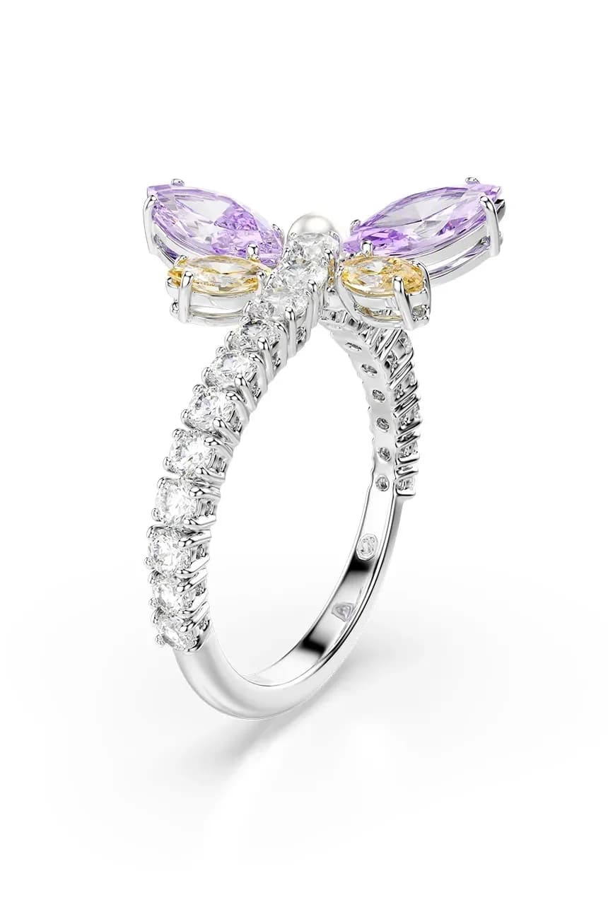 Женское металлическое кольцо с кристаллом Swarovski Ariana Grande x Swarovski - фото 3