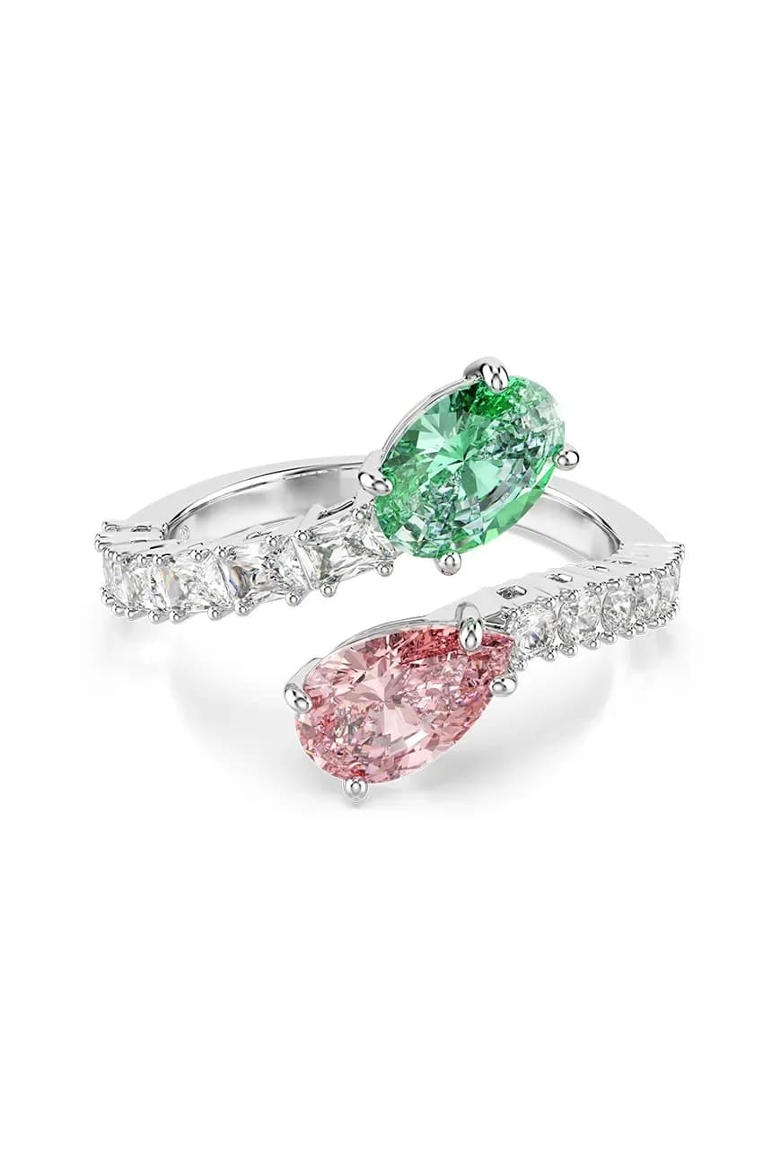 Женское металлическое кольцо с кристаллами Сваровски Ariana Grande x Swarovski